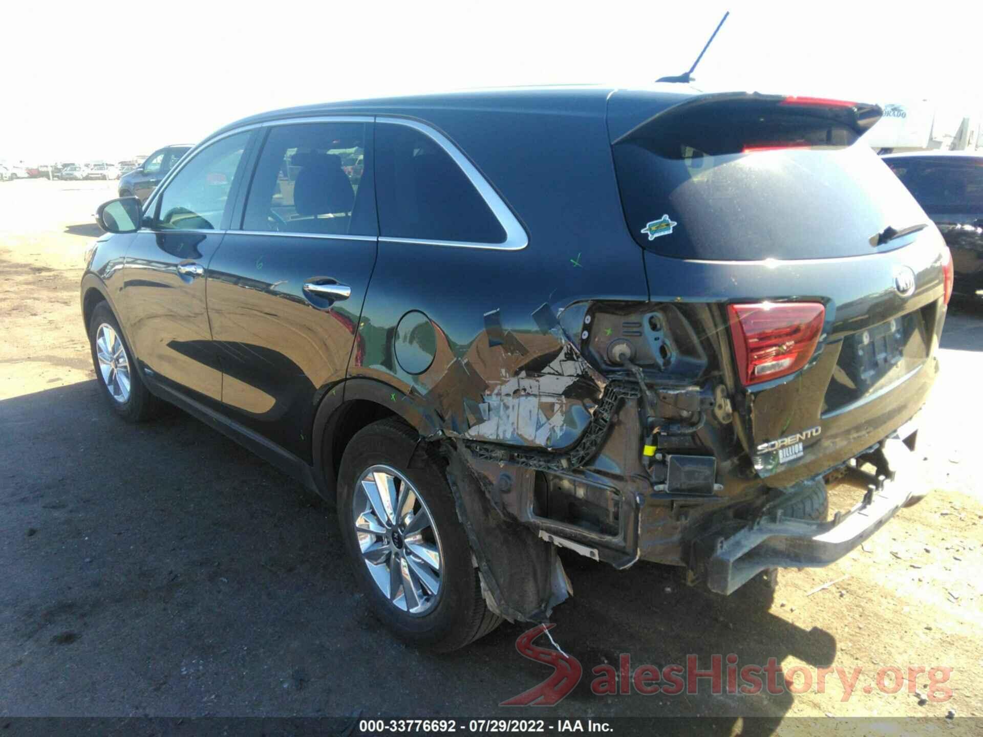 5XYPGDA31KG465782 2019 KIA SORENTO