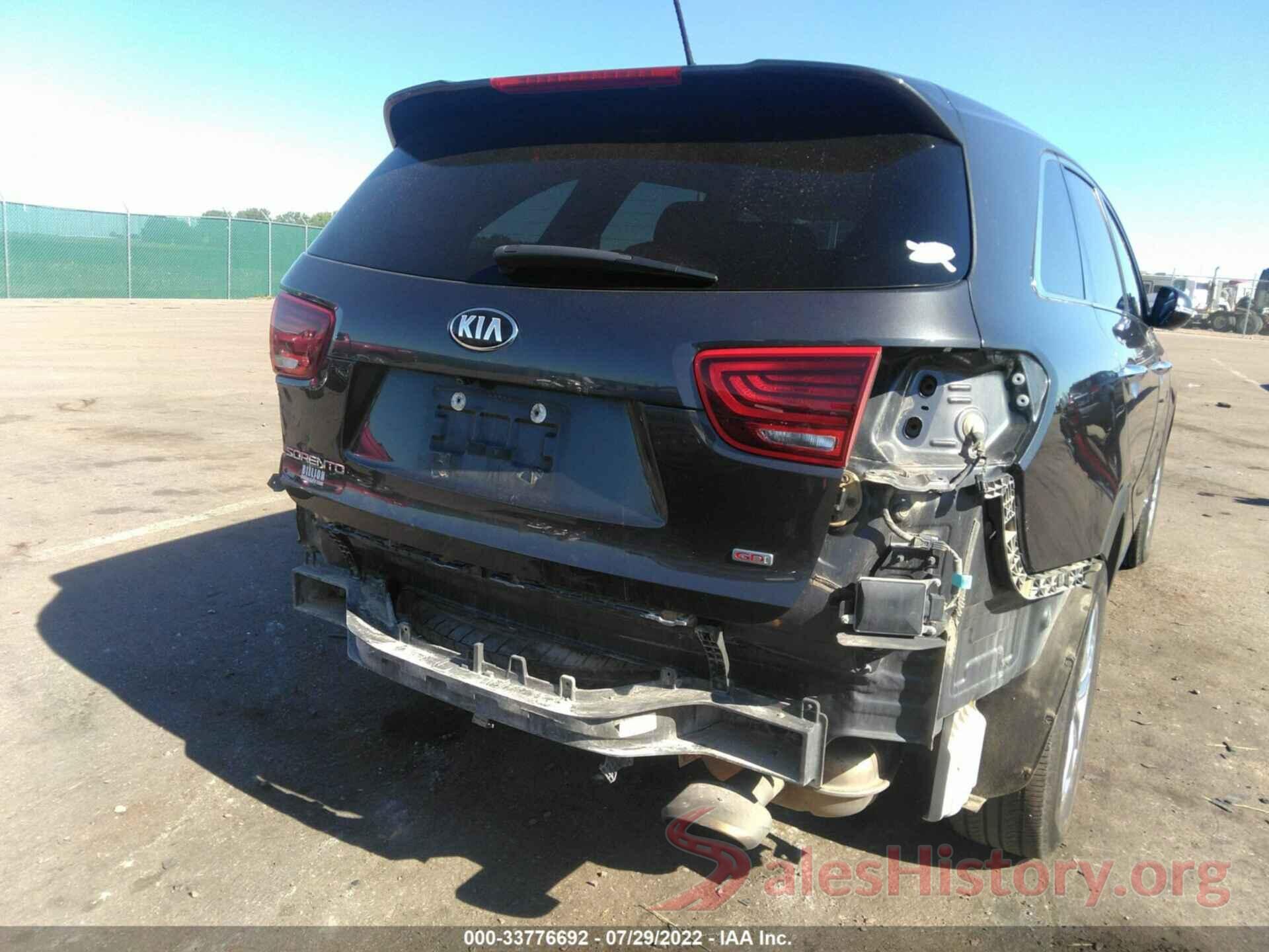 5XYPGDA31KG465782 2019 KIA SORENTO