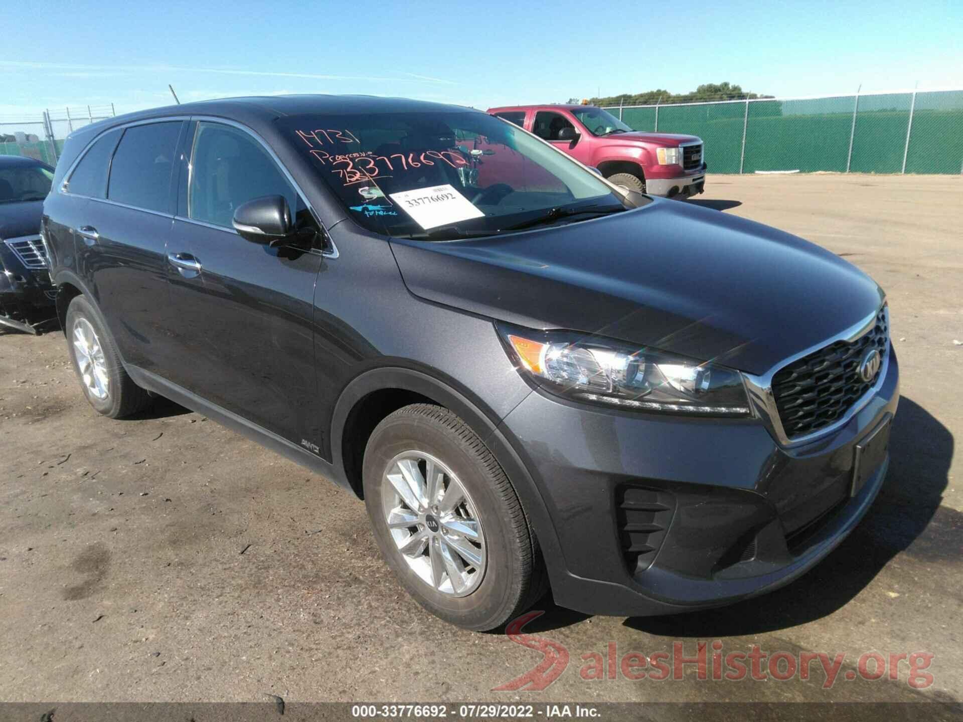 5XYPGDA31KG465782 2019 KIA SORENTO