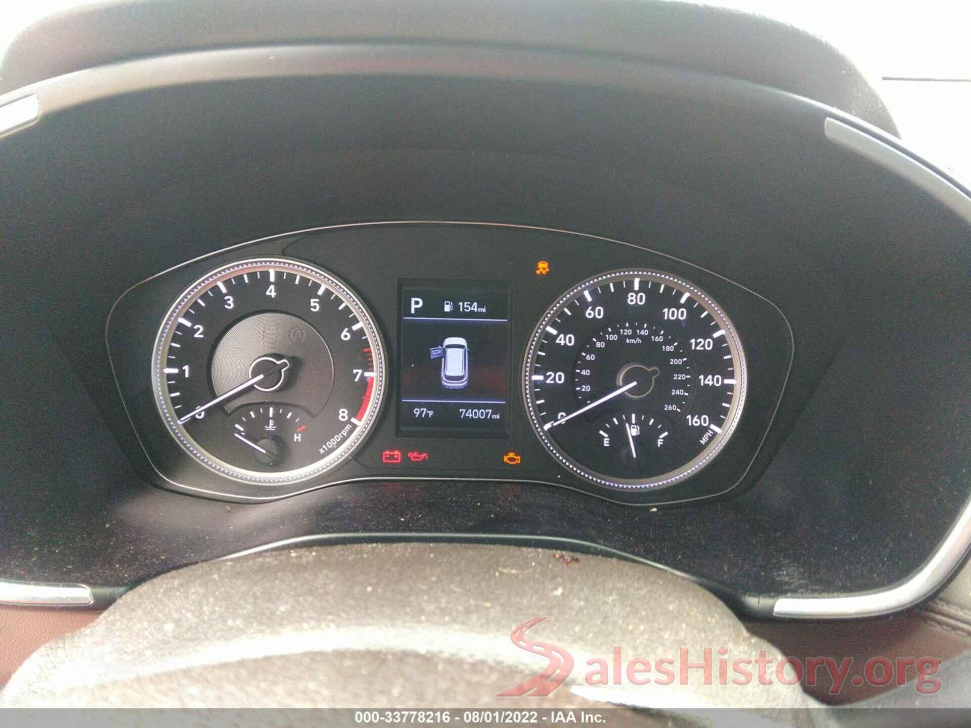 5NMS23AD7KH037586 2019 HYUNDAI SANTA FE