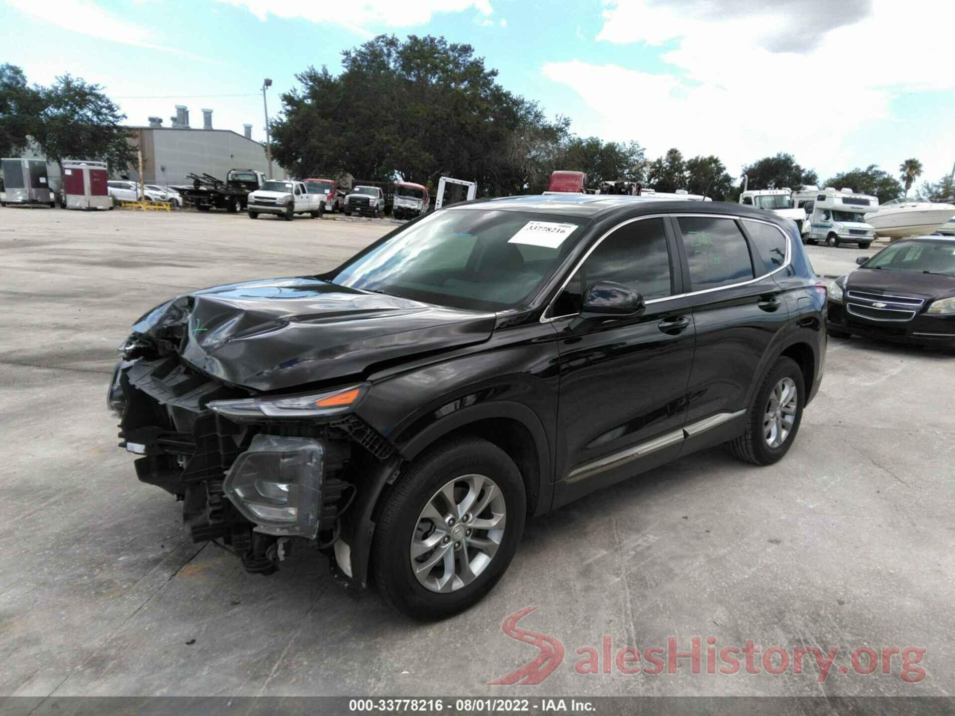 5NMS23AD7KH037586 2019 HYUNDAI SANTA FE