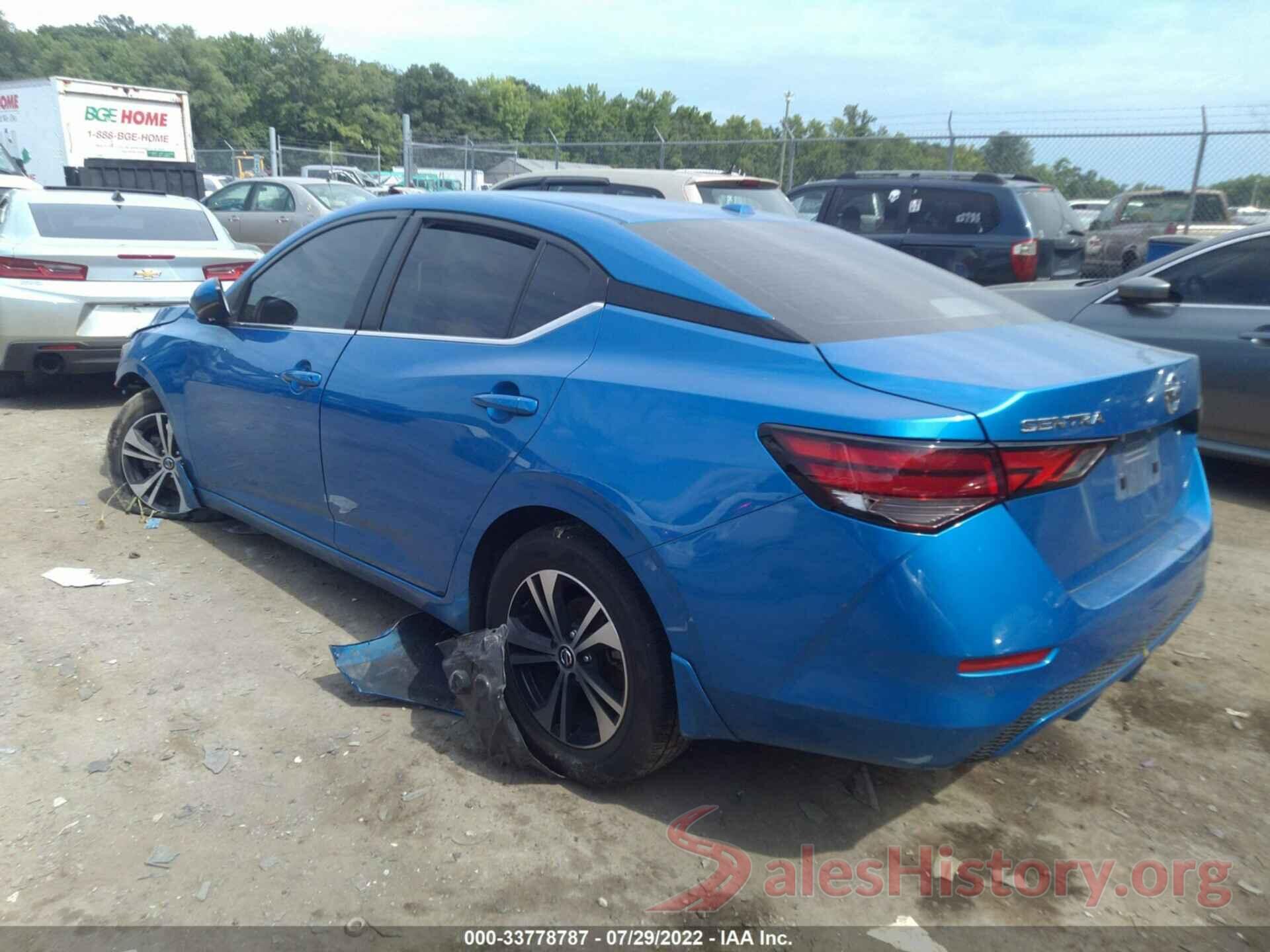 3N1AB8CV6LY213942 2020 NISSAN SENTRA