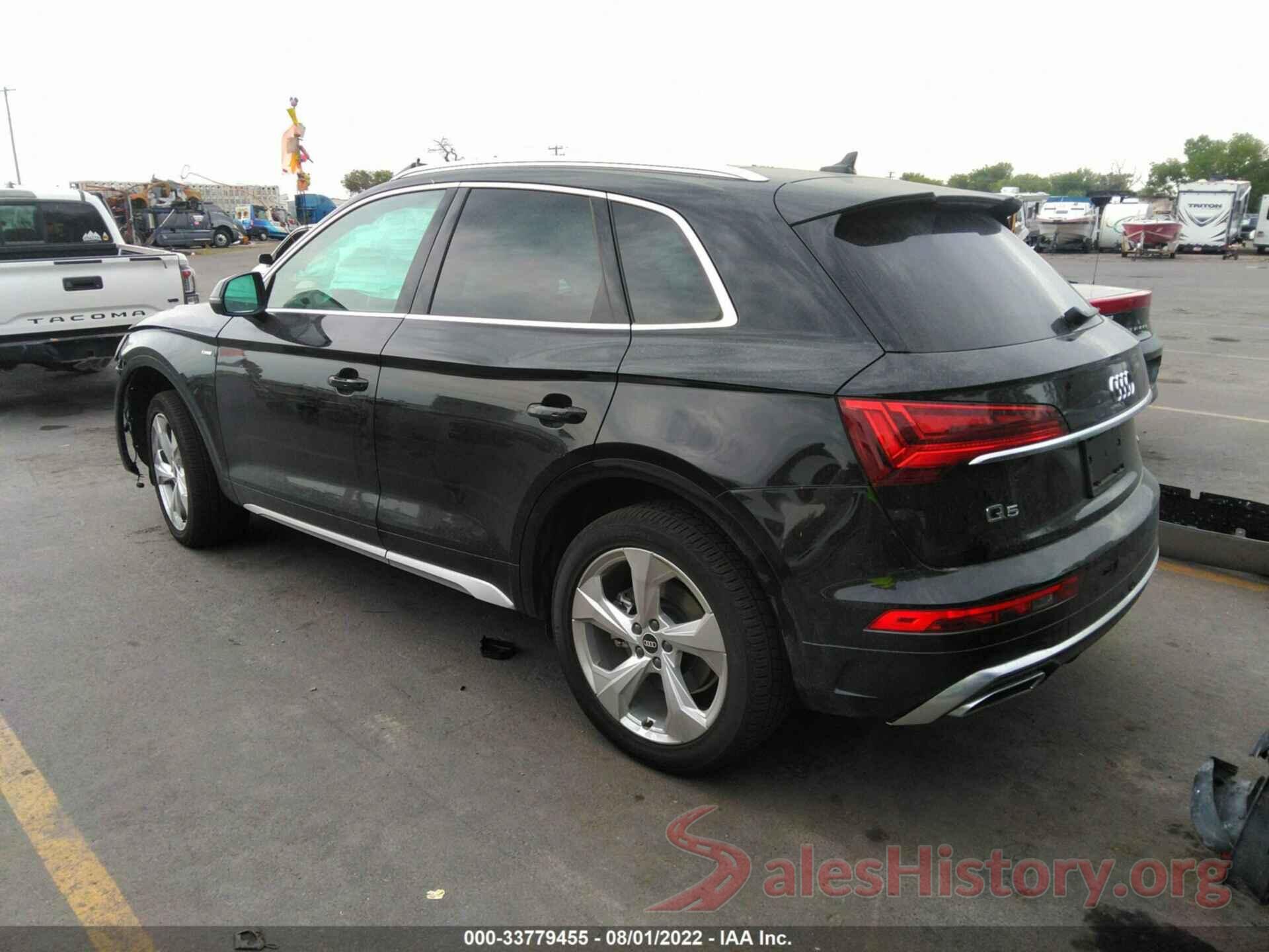 WA1EAAFY8N2015860 2022 AUDI Q5