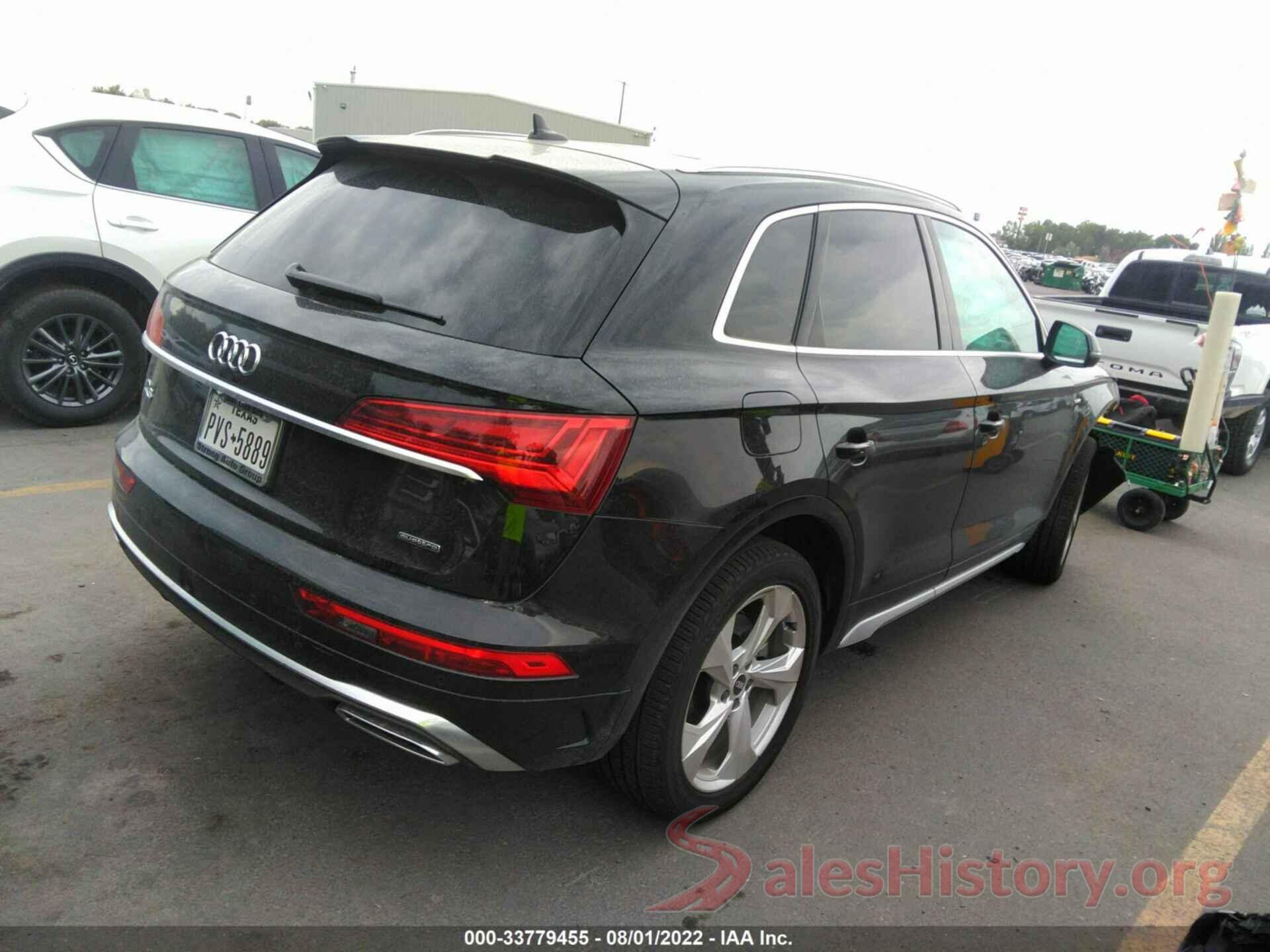 WA1EAAFY8N2015860 2022 AUDI Q5