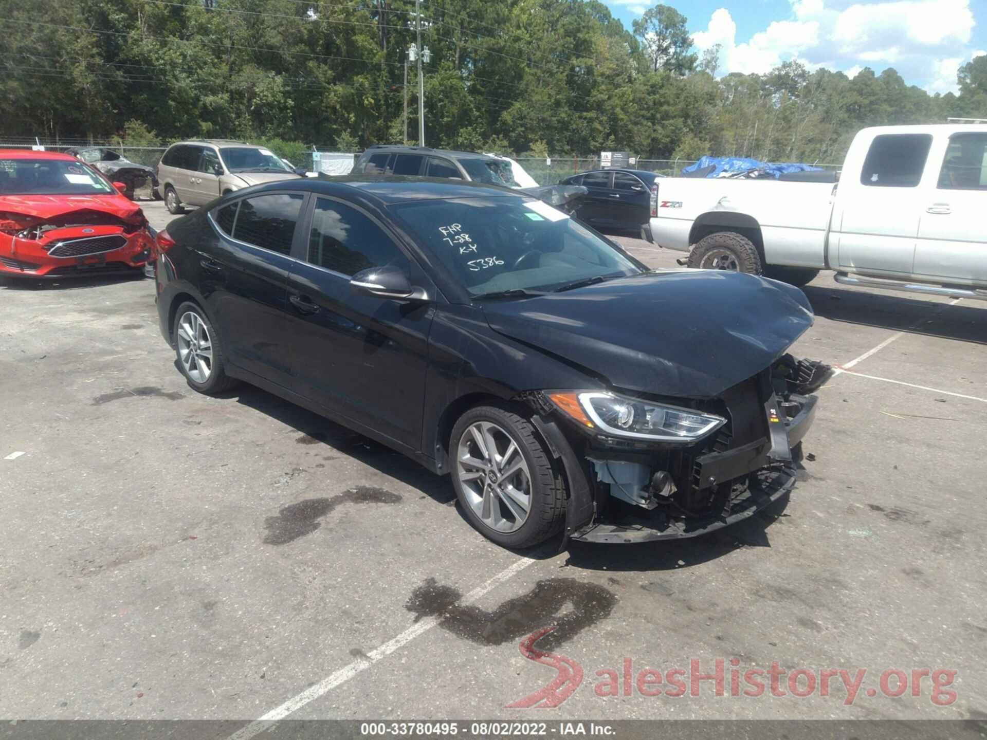 KMHD84LF8JU505386 2018 HYUNDAI ELANTRA