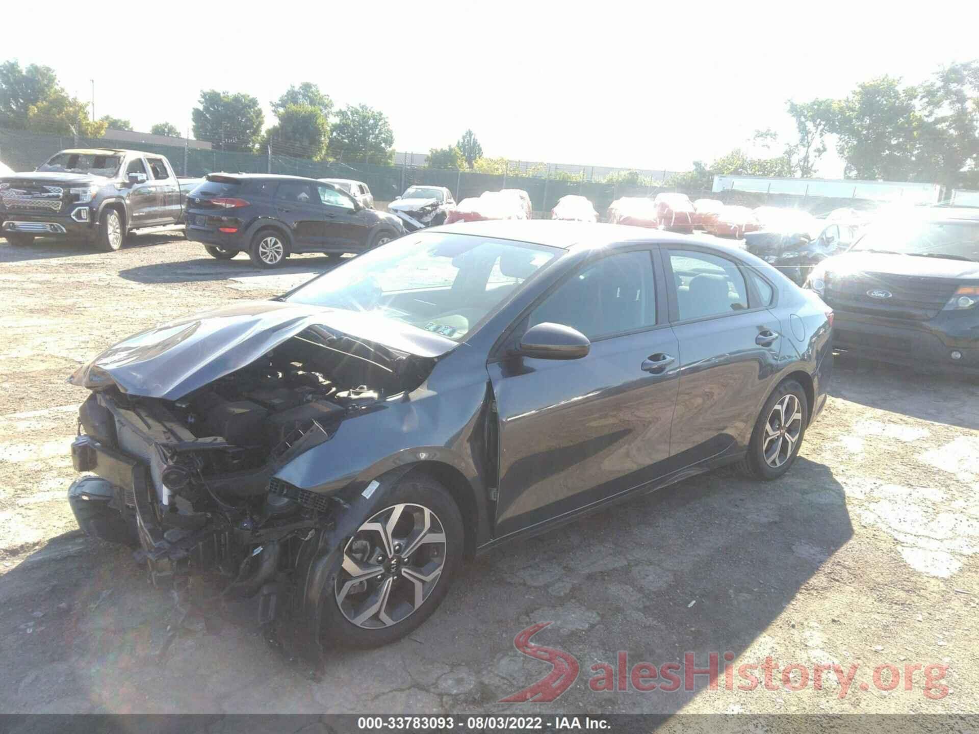 3KPF24ADXLE242870 2020 KIA FORTE