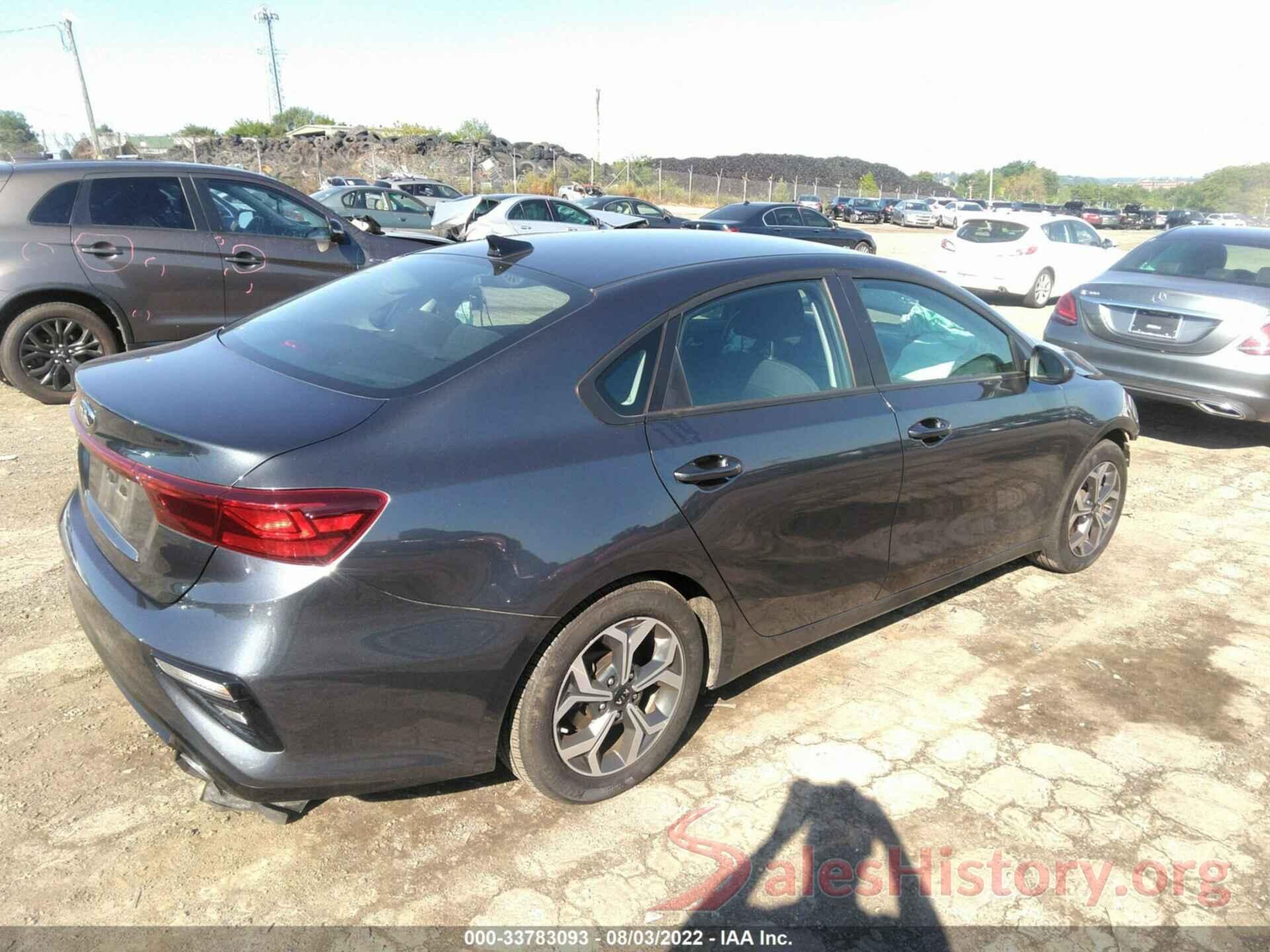 3KPF24ADXLE242870 2020 KIA FORTE