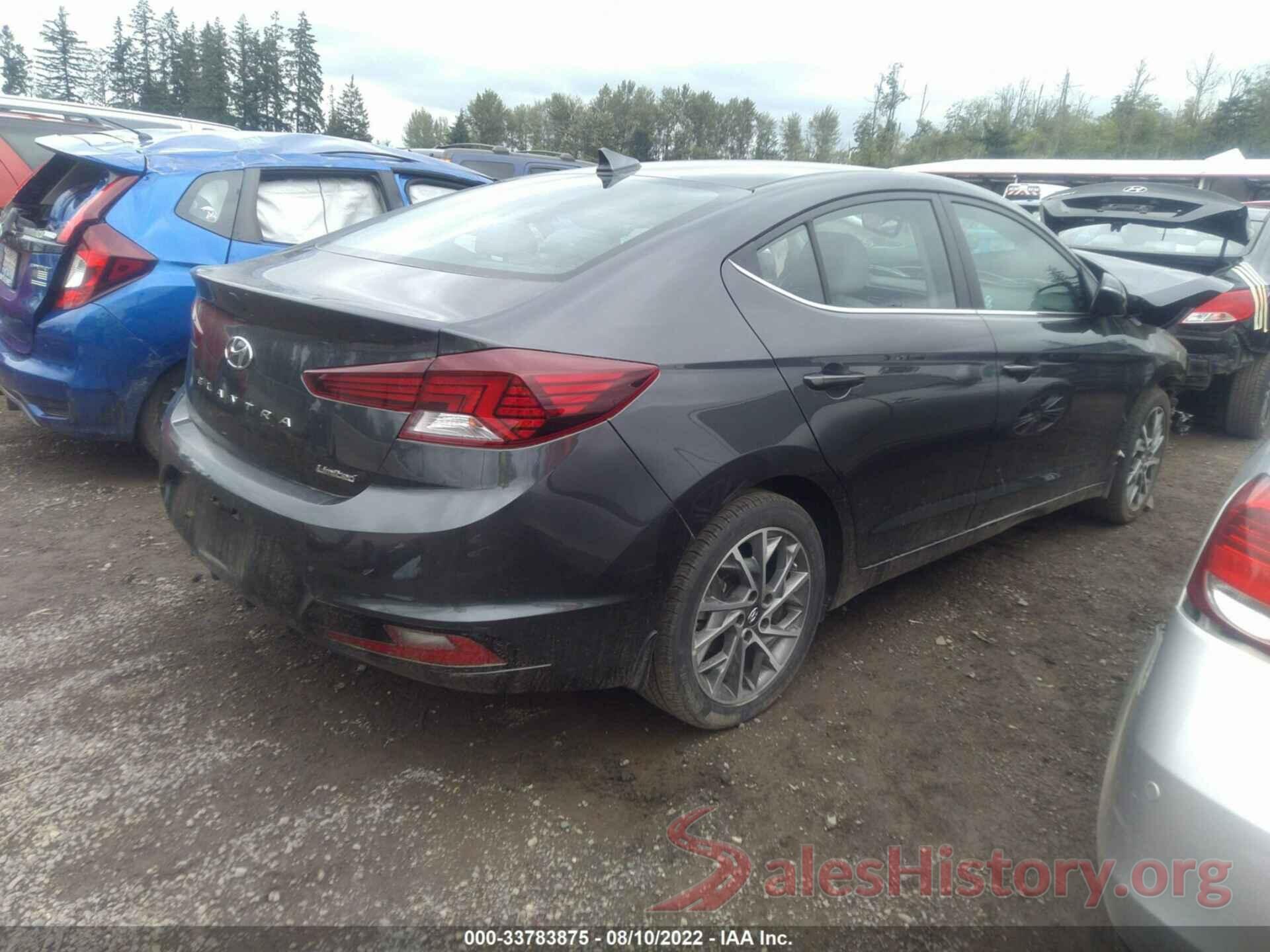 5NPD84LF9LH598467 2020 HYUNDAI ELANTRA