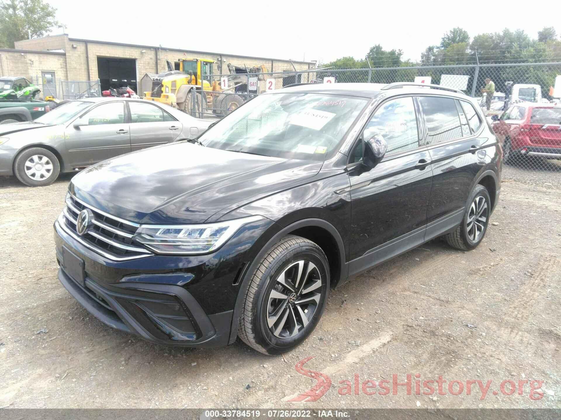 3VV0B7AX1NM045842 2022 VOLKSWAGEN TIGUAN