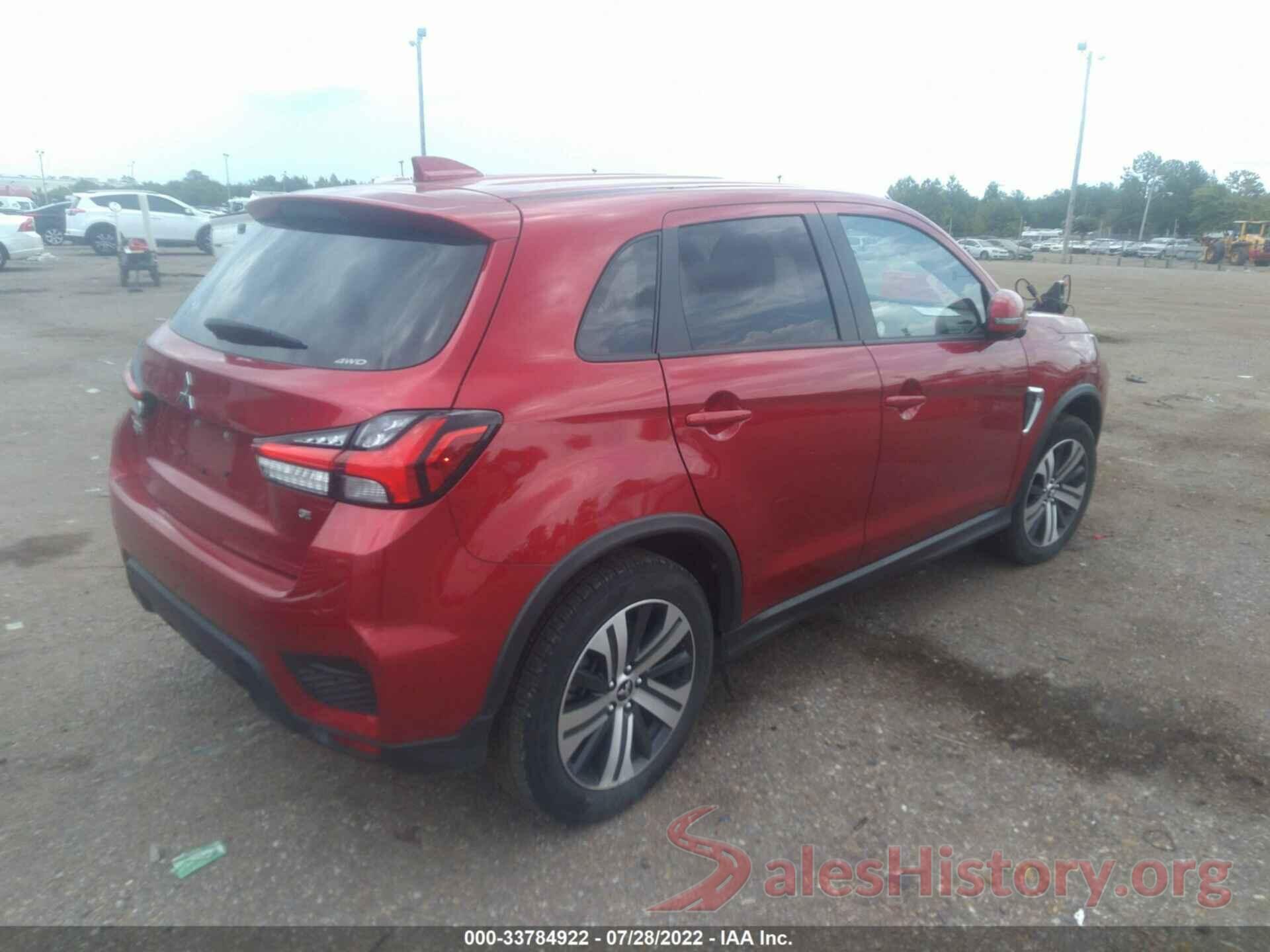 JA4ARUAU3MU020299 2021 MITSUBISHI OUTLANDER SPORT