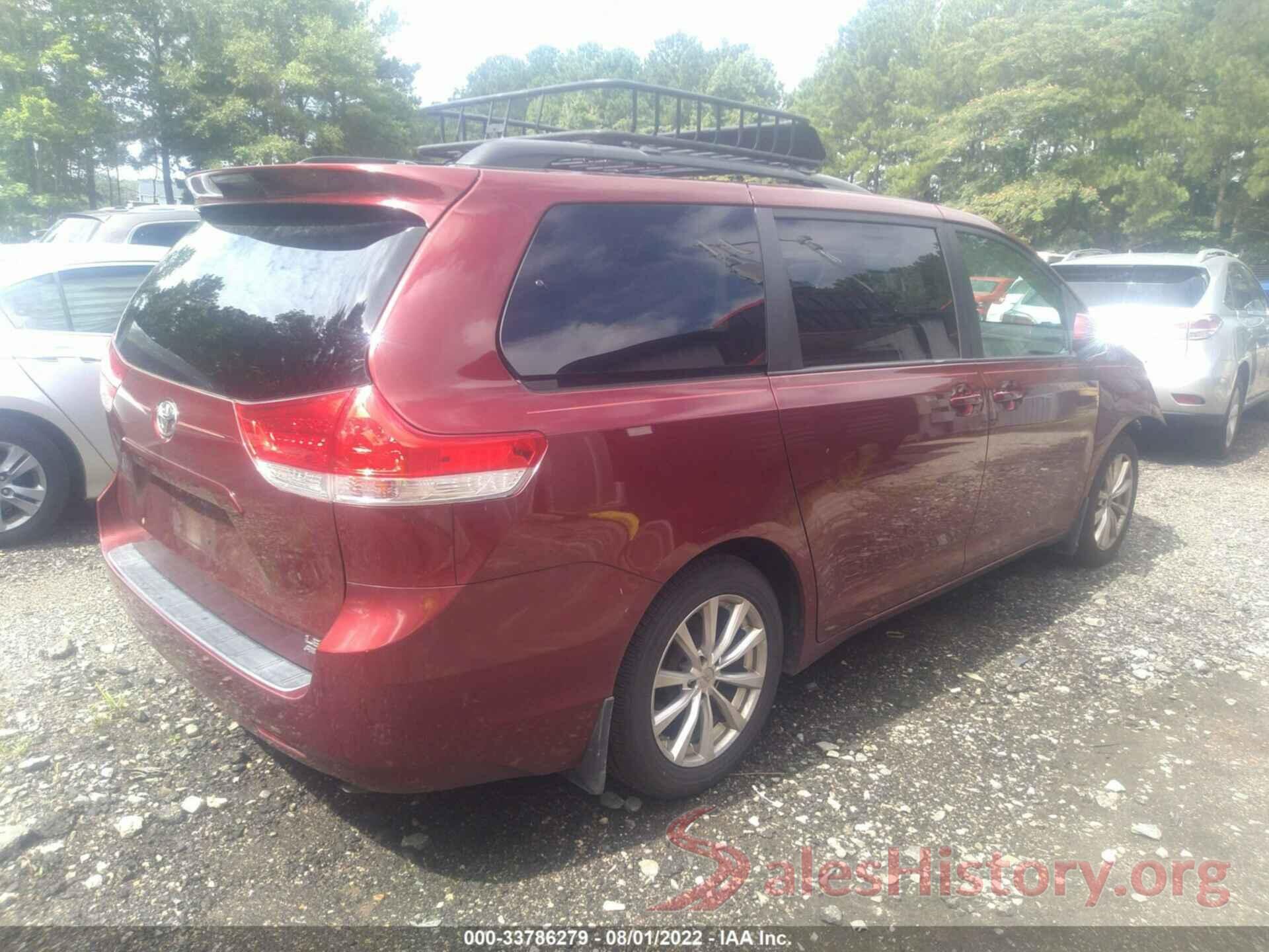 5TDJK3DC5CS031900 2012 TOYOTA SIENNA