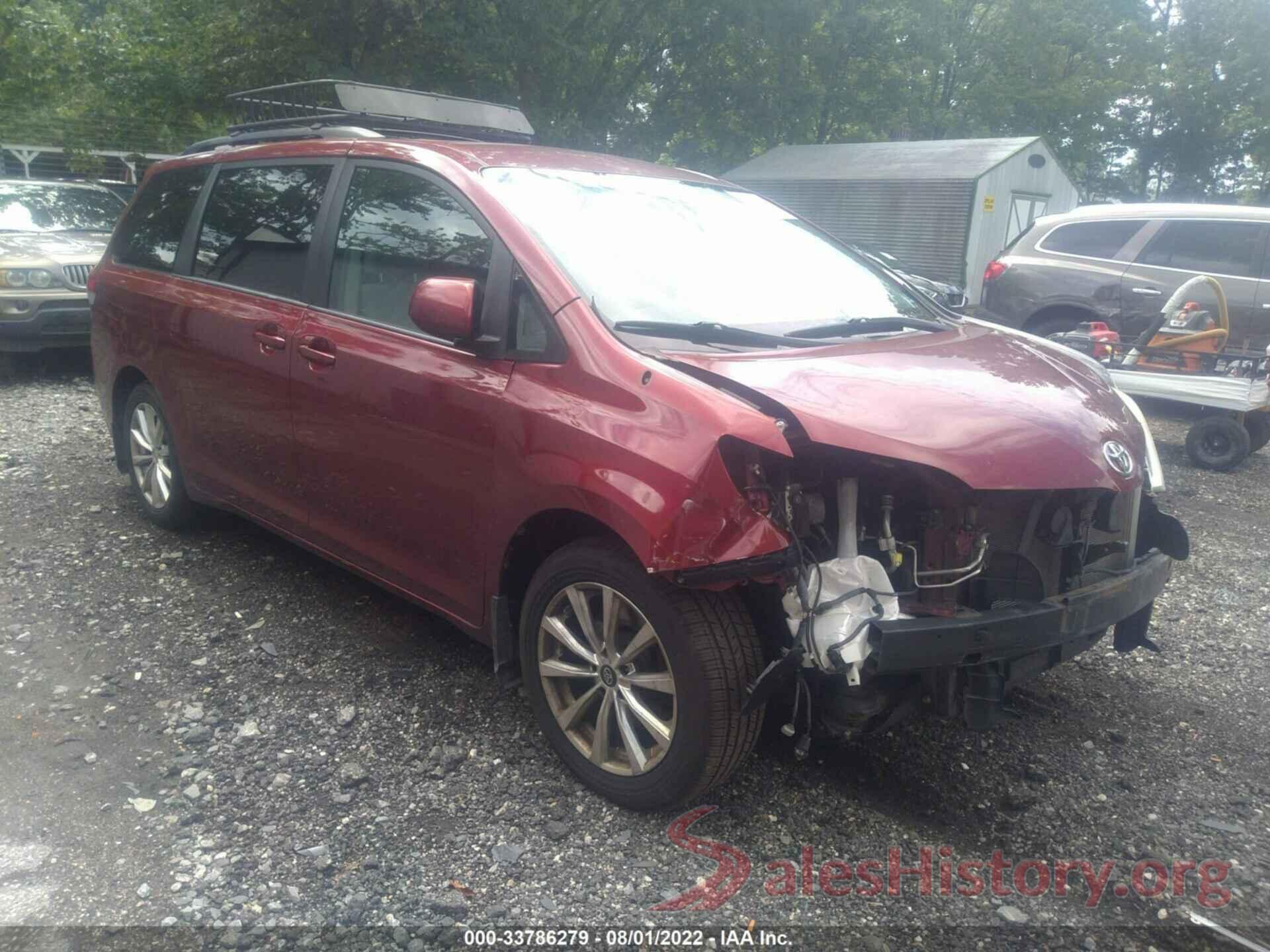 5TDJK3DC5CS031900 2012 TOYOTA SIENNA