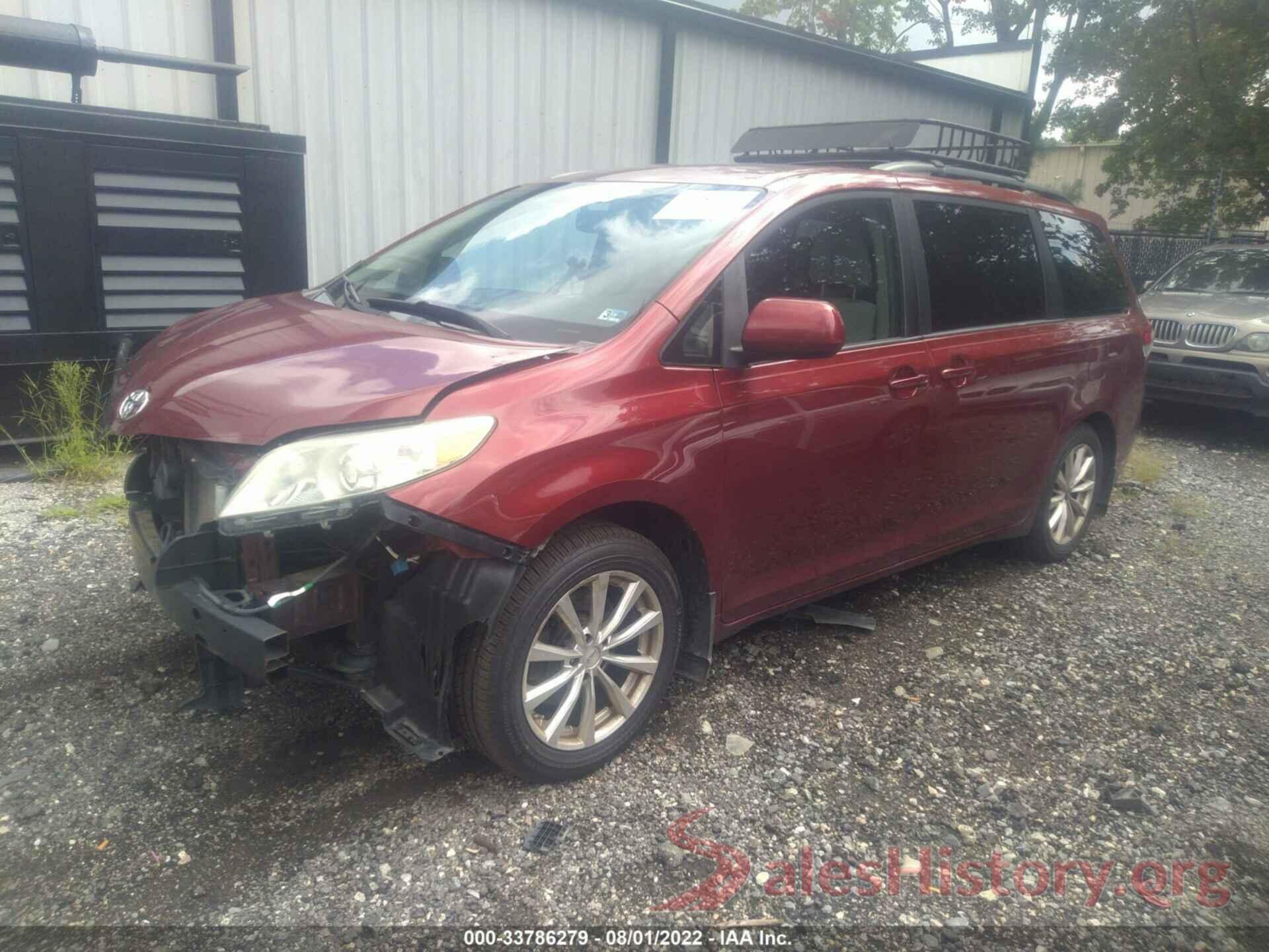 5TDJK3DC5CS031900 2012 TOYOTA SIENNA