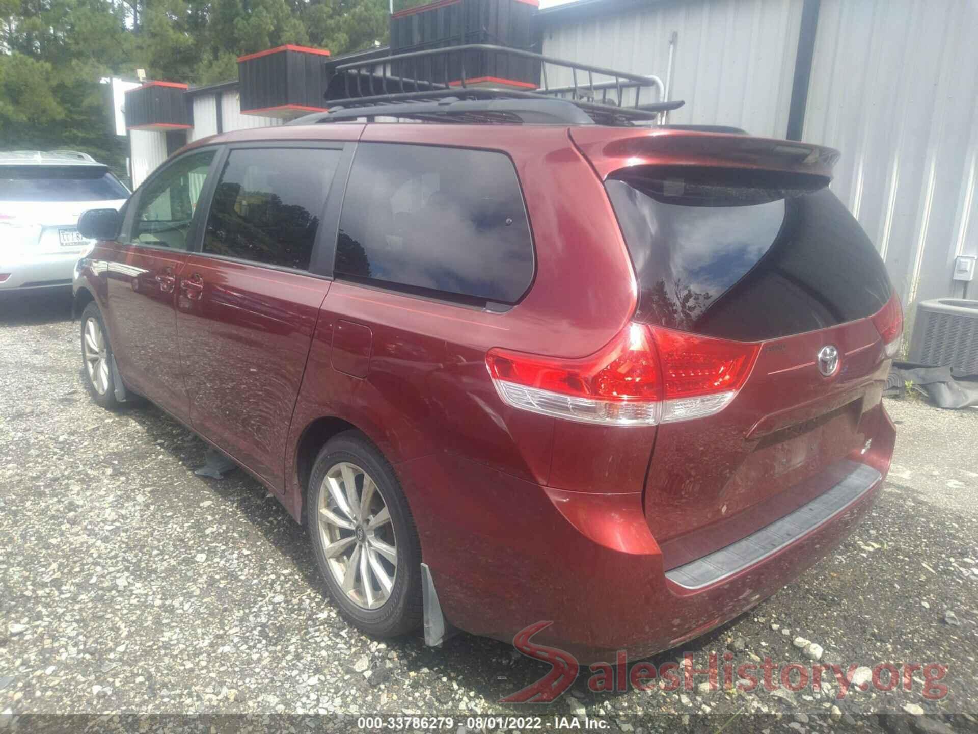 5TDJK3DC5CS031900 2012 TOYOTA SIENNA