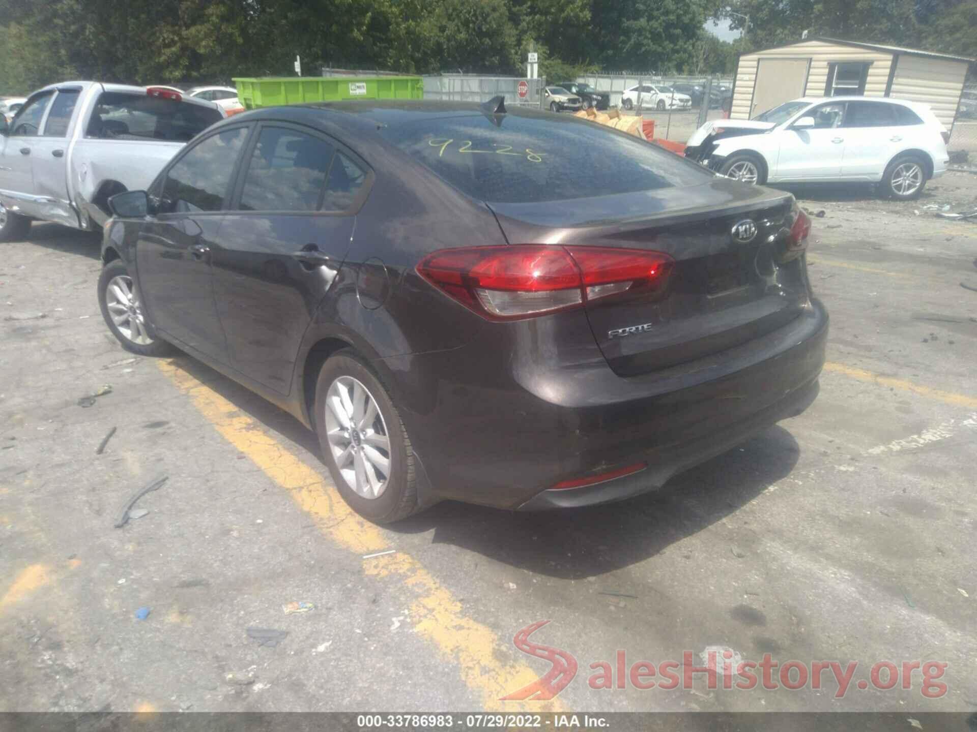 3KPFK4A72JE199228 2018 KIA FORTE