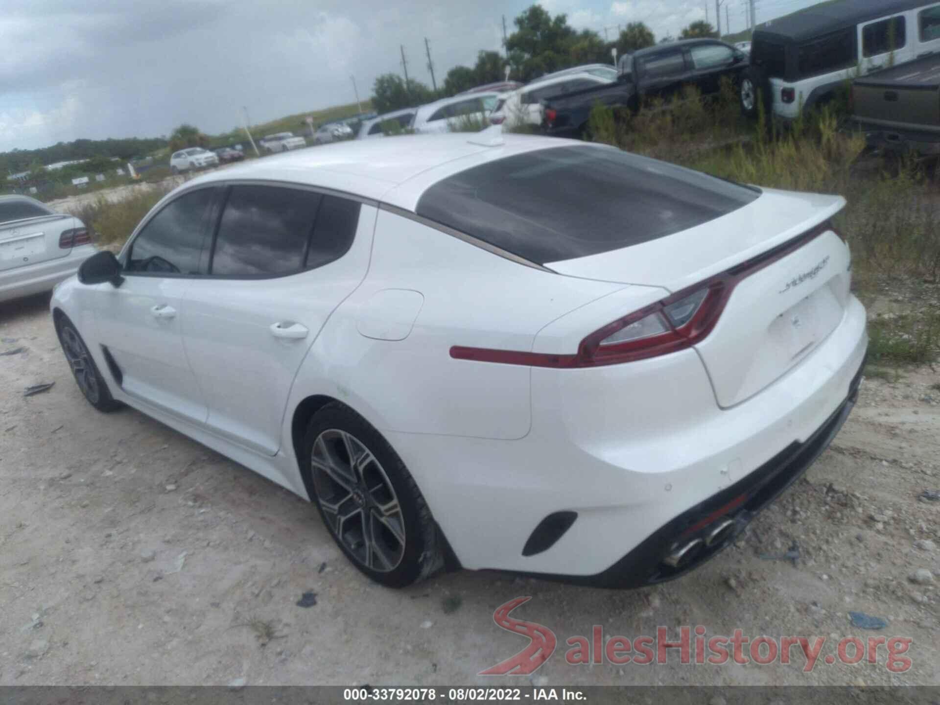 KNAE15LA6L6084666 2020 KIA STINGER