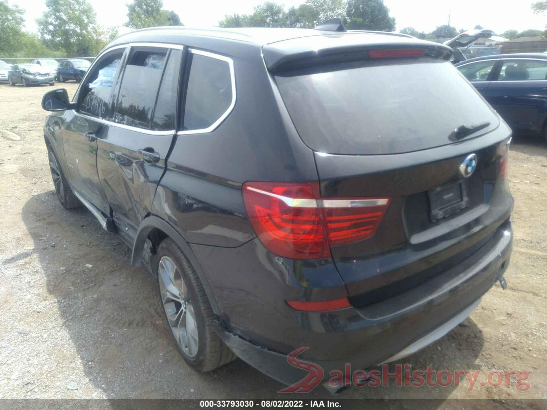 5UXWX9C58G0D79486 2016 BMW X3