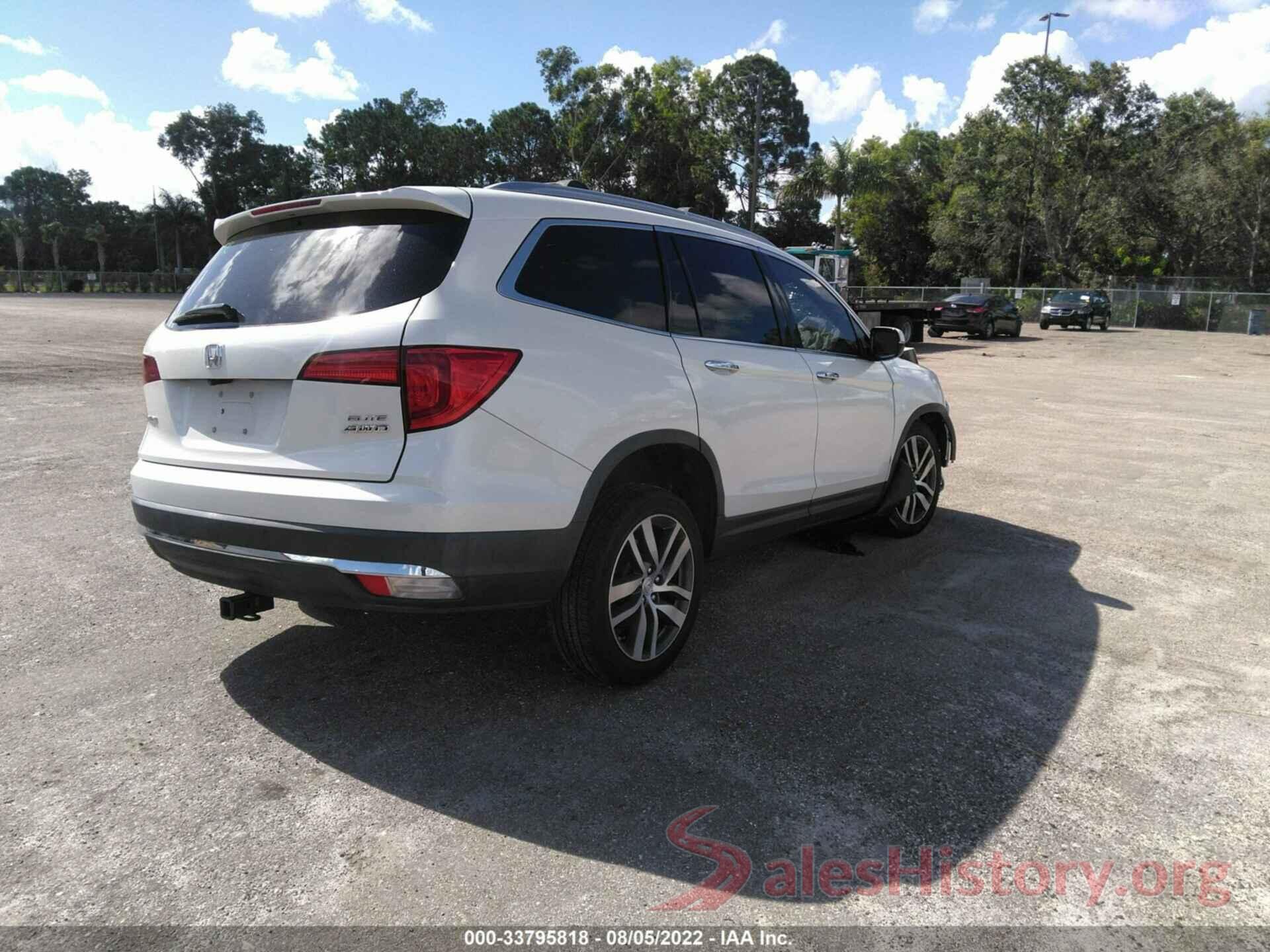 5FNYF6H01GB126100 2016 HONDA PILOT