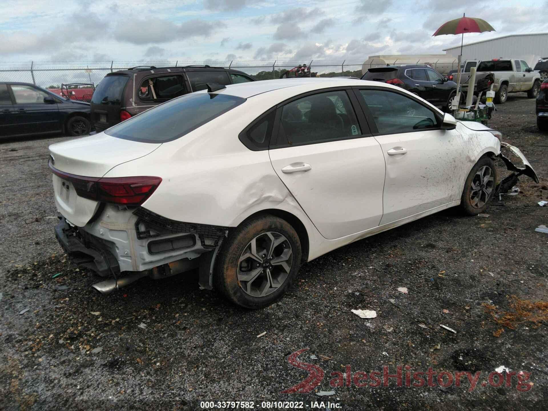 3KPF24AD0LE217007 2020 KIA FORTE