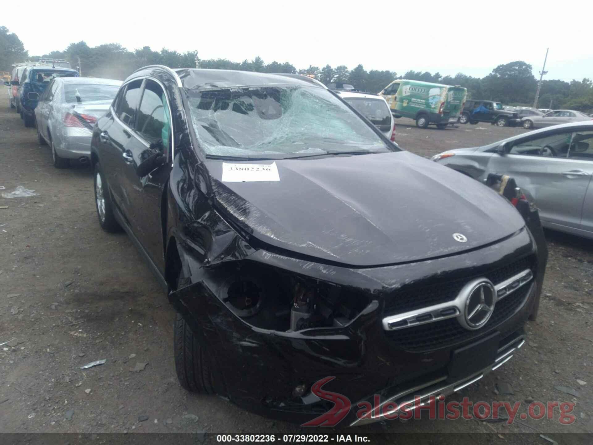 W1N4N4HB3NJ400550 2022 MERCEDES-BENZ GLA