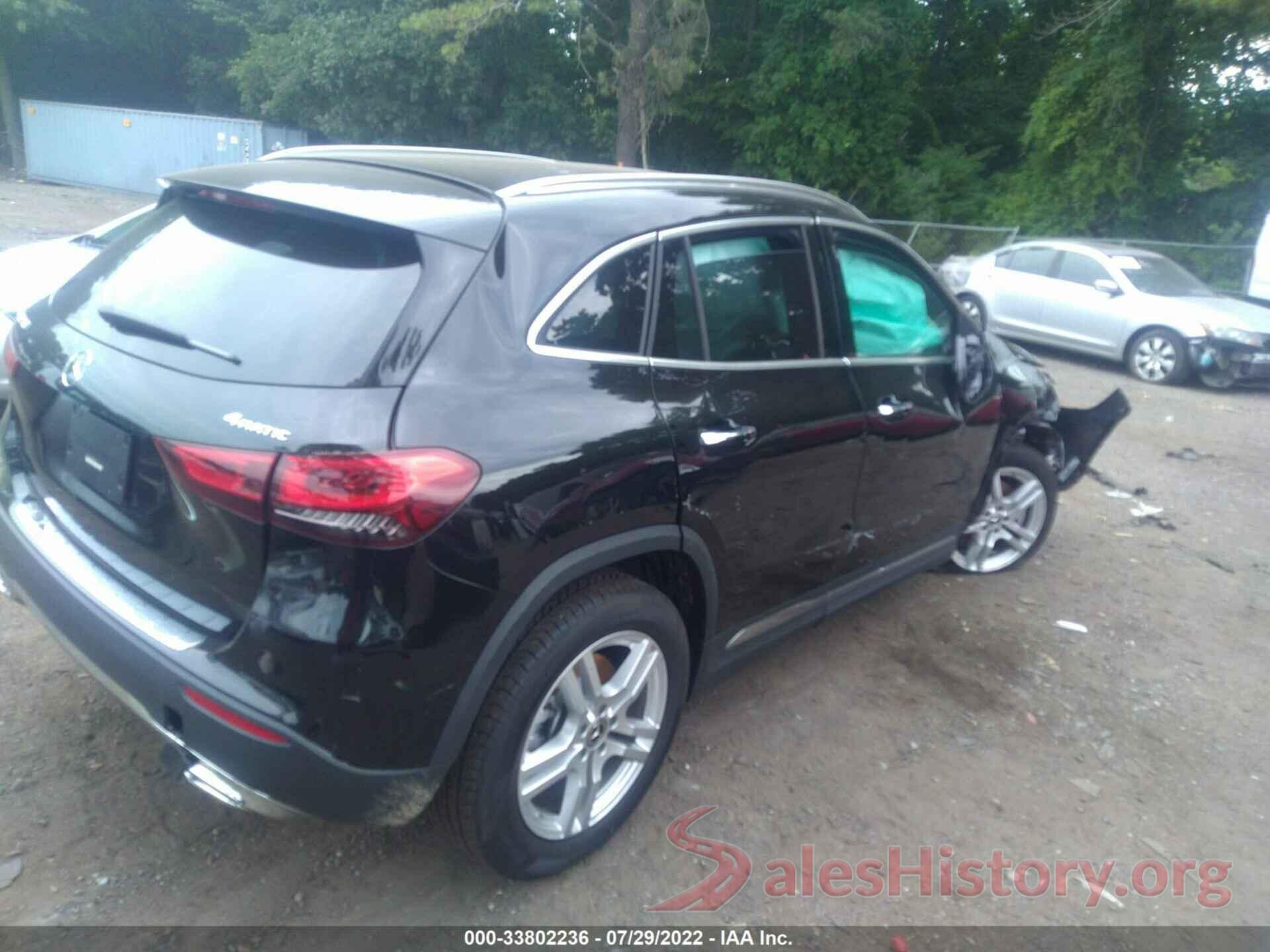 W1N4N4HB3NJ400550 2022 MERCEDES-BENZ GLA