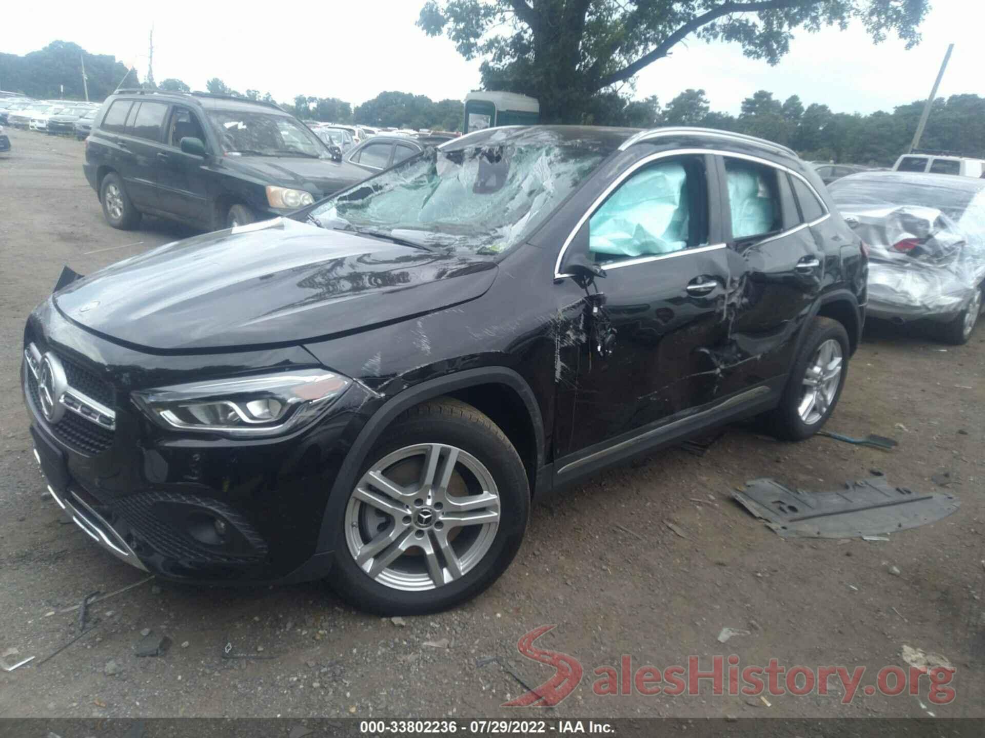 W1N4N4HB3NJ400550 2022 MERCEDES-BENZ GLA