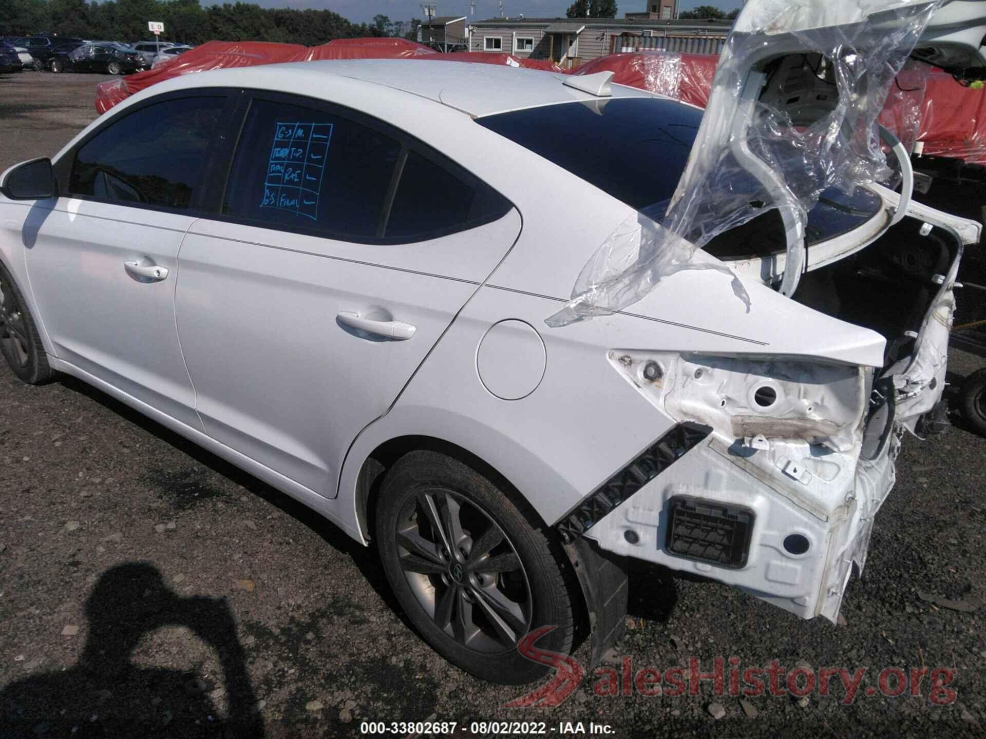 5NPD84LF2JH260857 2018 HYUNDAI ELANTRA