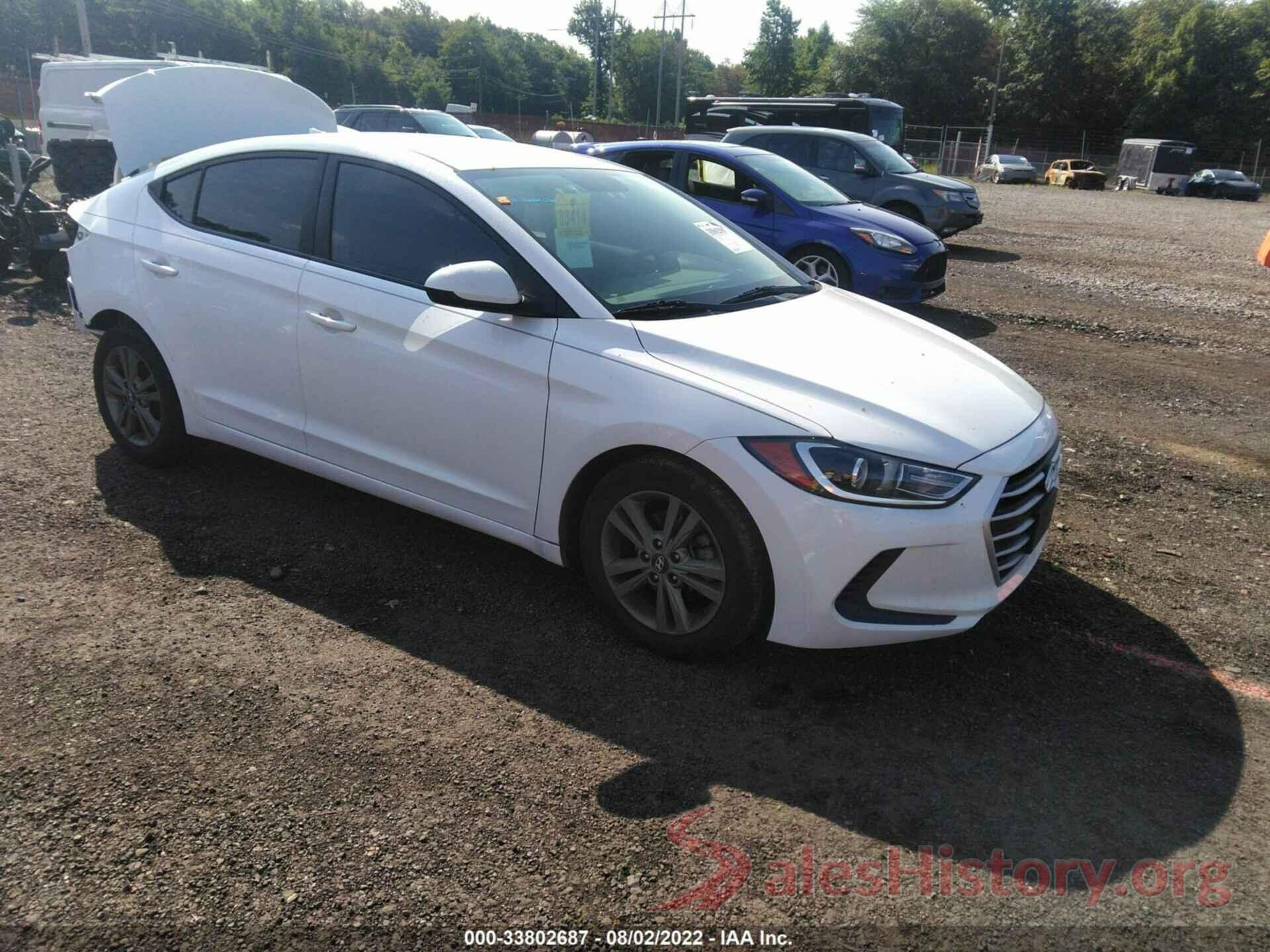 5NPD84LF2JH260857 2018 HYUNDAI ELANTRA