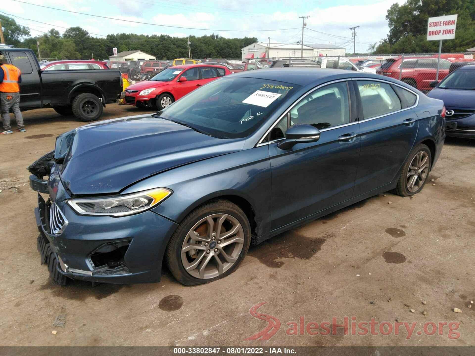 3FA6P0CD7KR151088 2019 FORD FUSION