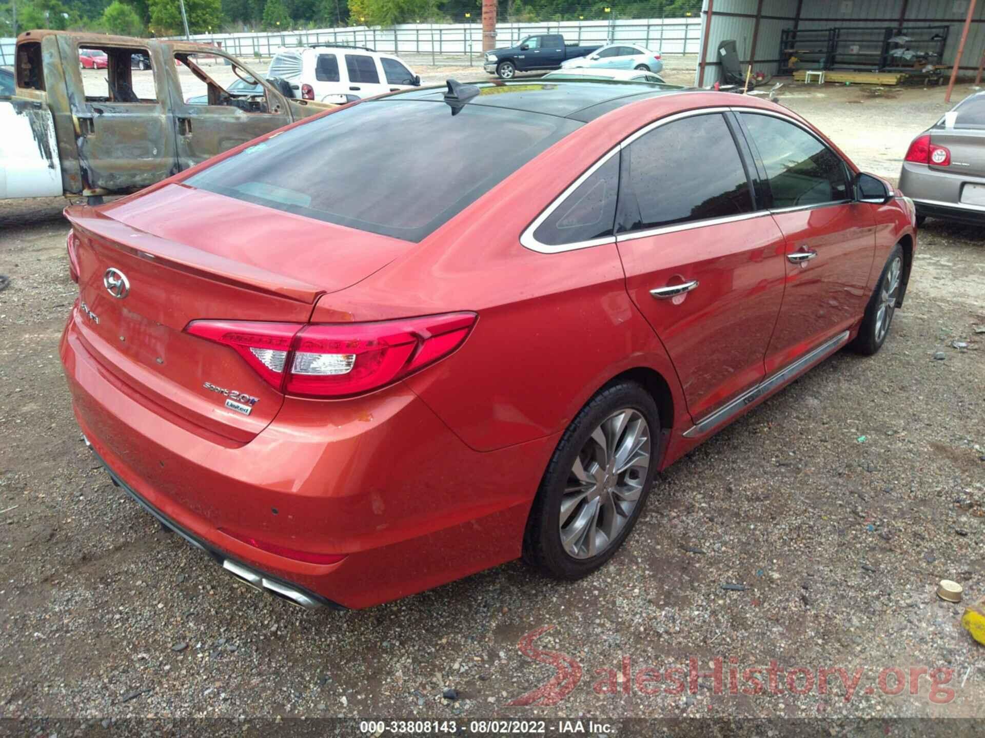 5NPE34AB4FH177490 2015 HYUNDAI SONATA