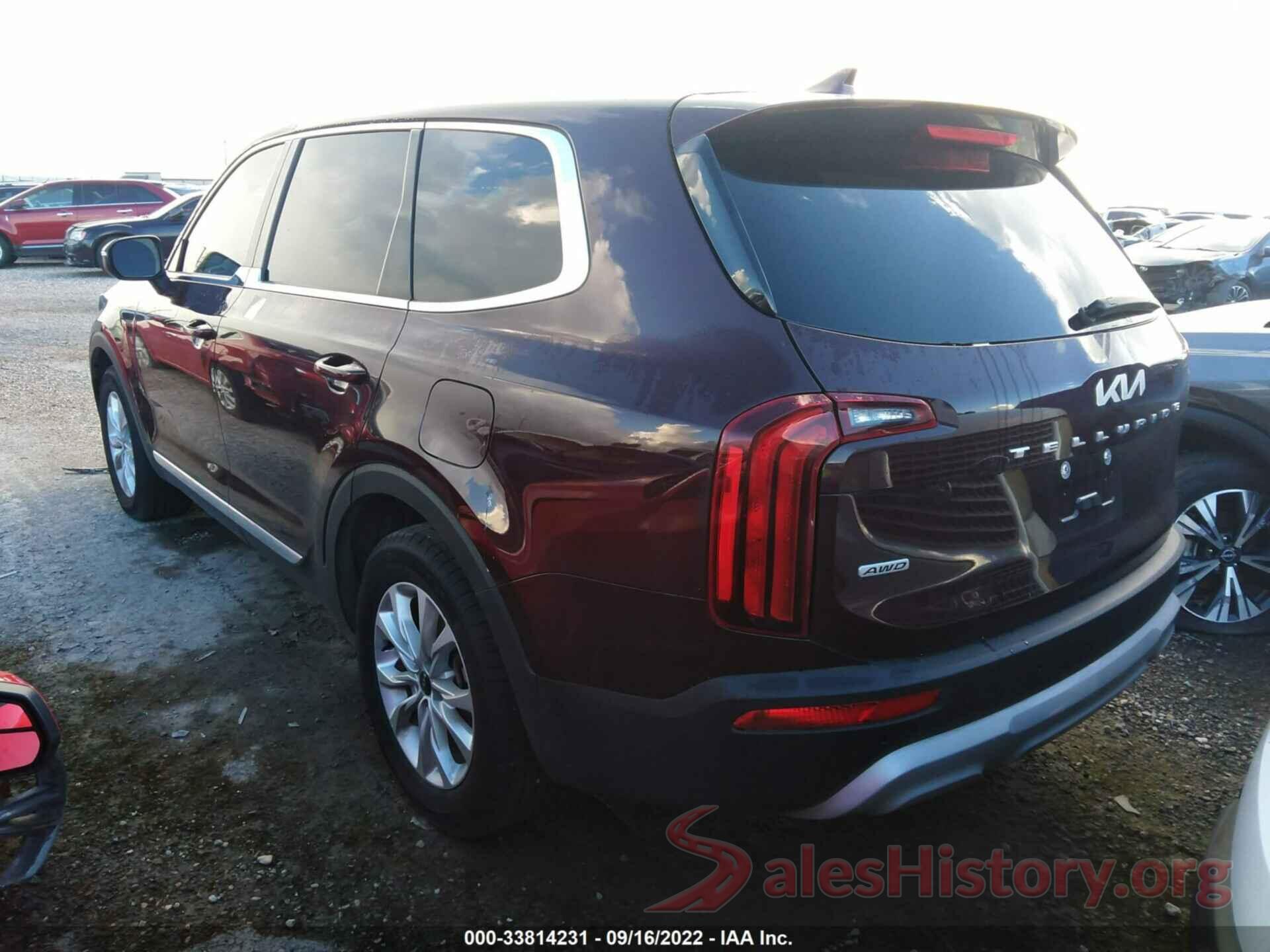 5XYP2DHC1NG218965 2022 KIA TELLURIDE