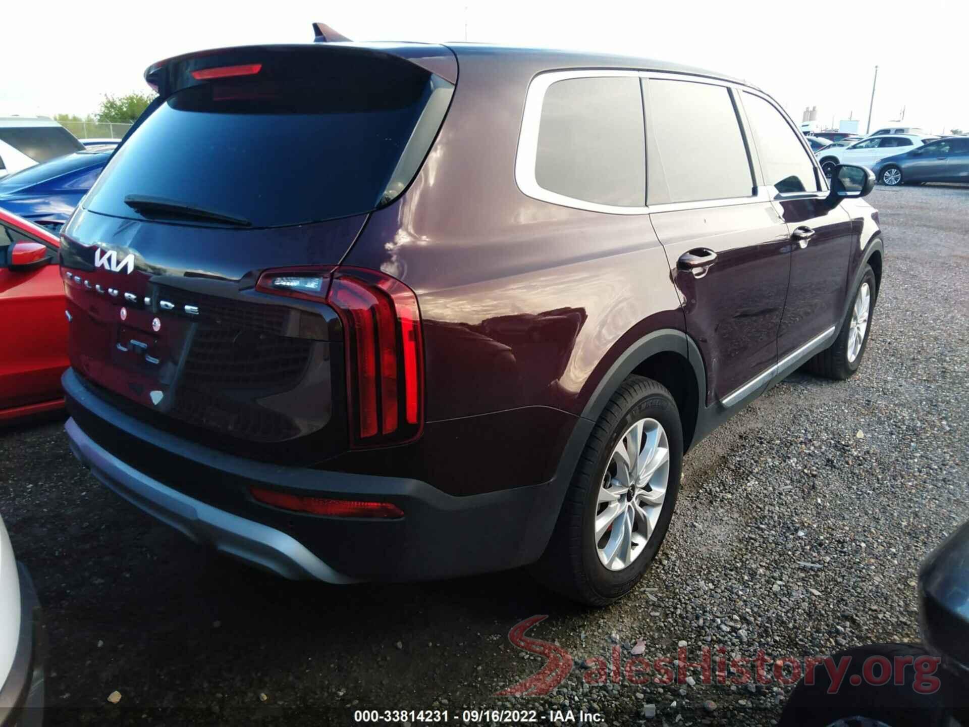 5XYP2DHC1NG218965 2022 KIA TELLURIDE