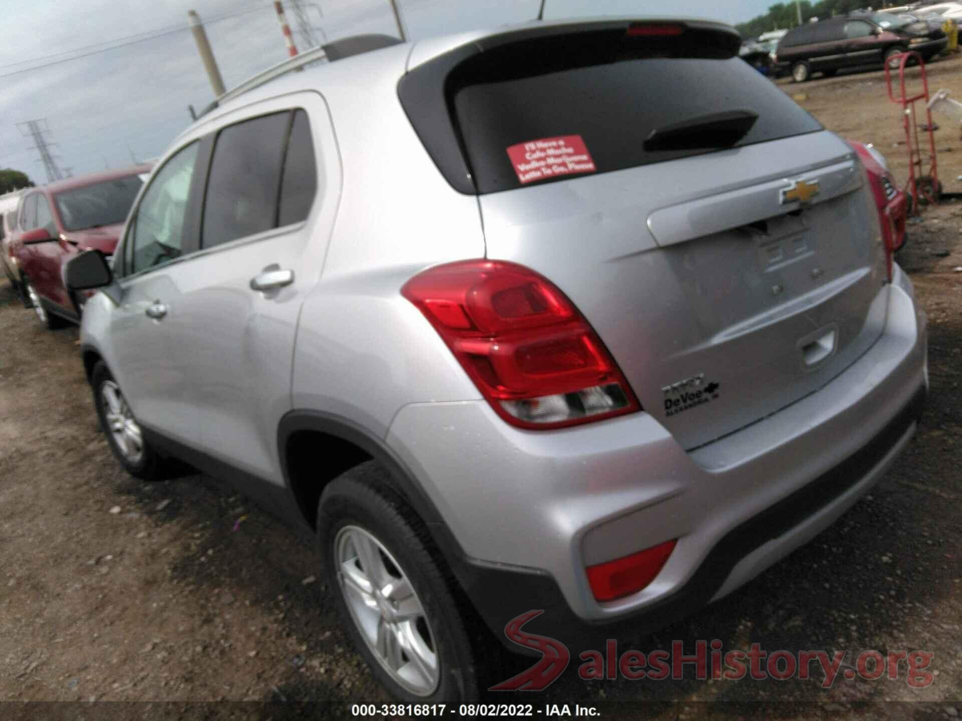 KL7CJLSB1KB885209 2019 CHEVROLET TRAX