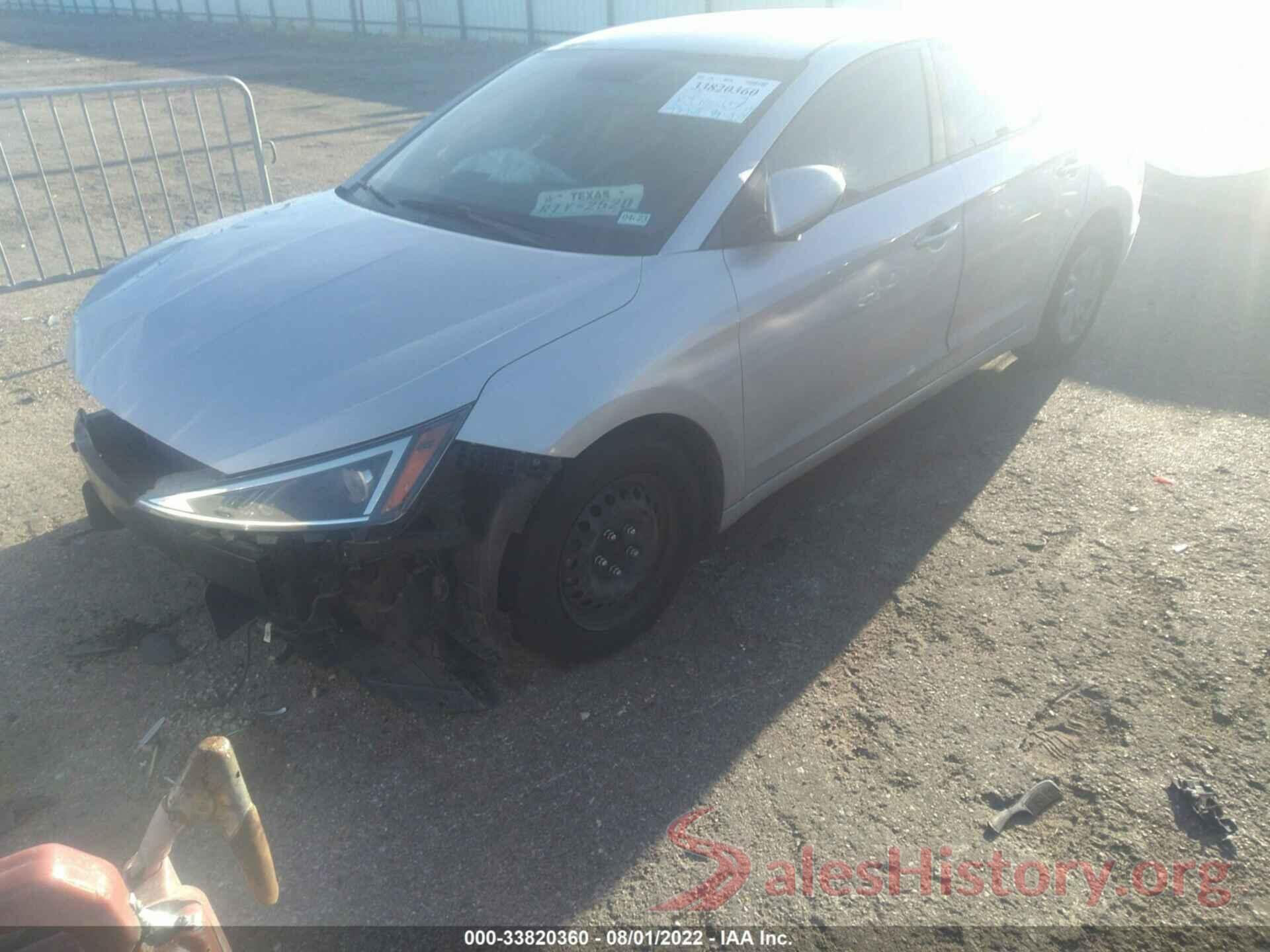 KMHD74LF1KU793580 2019 HYUNDAI ELANTRA