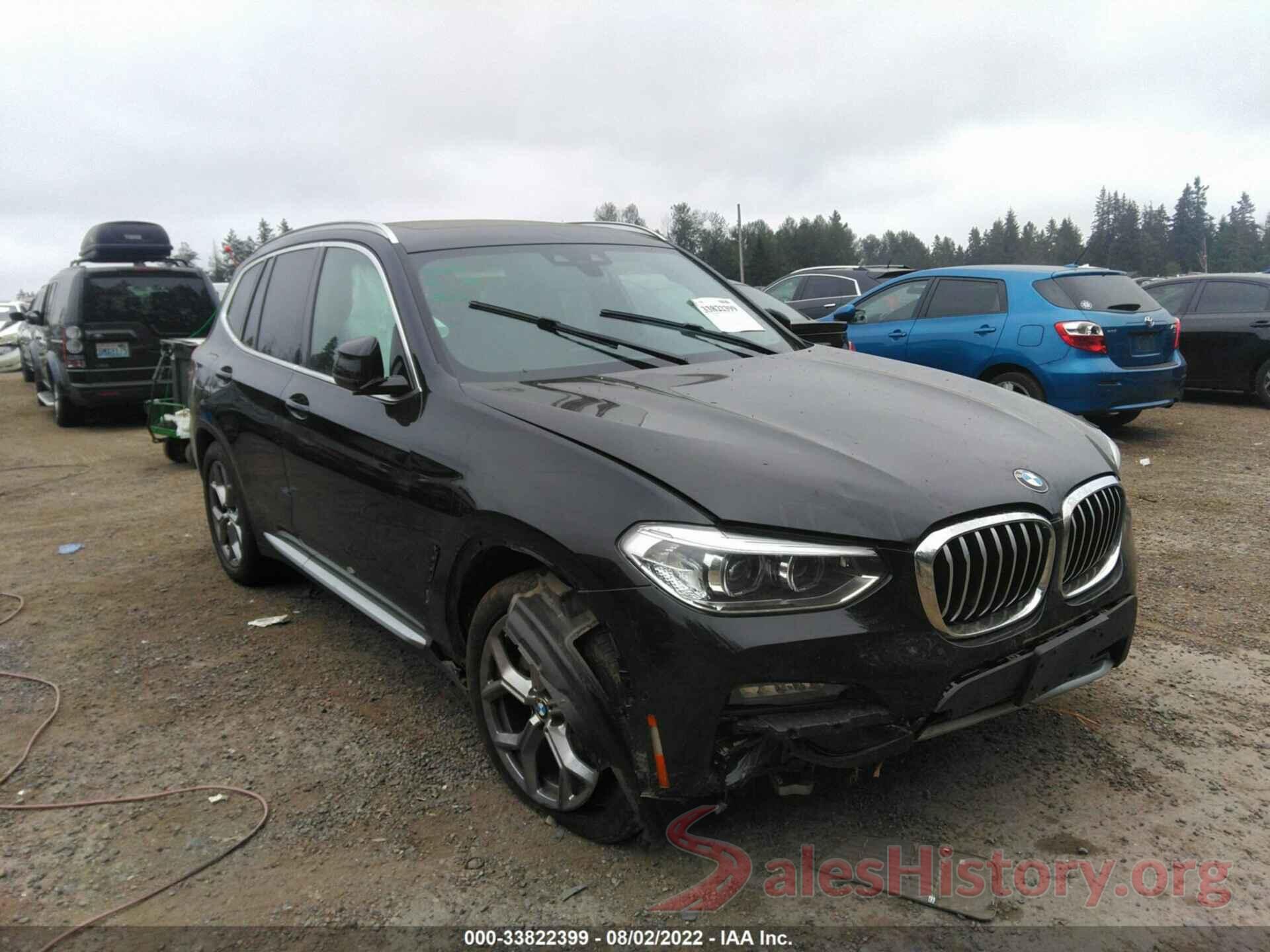 5UXTY5C00M9G70763 2021 BMW X3