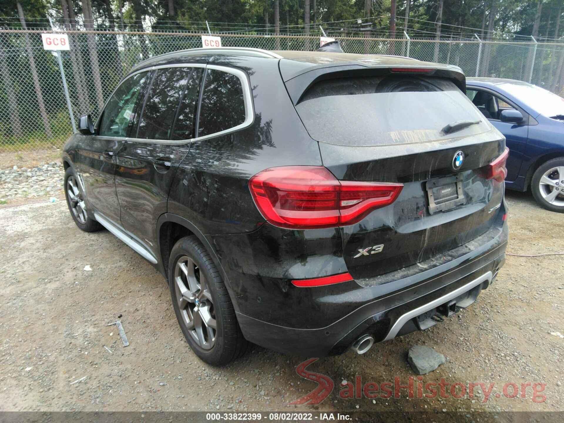 5UXTY5C00M9G70763 2021 BMW X3