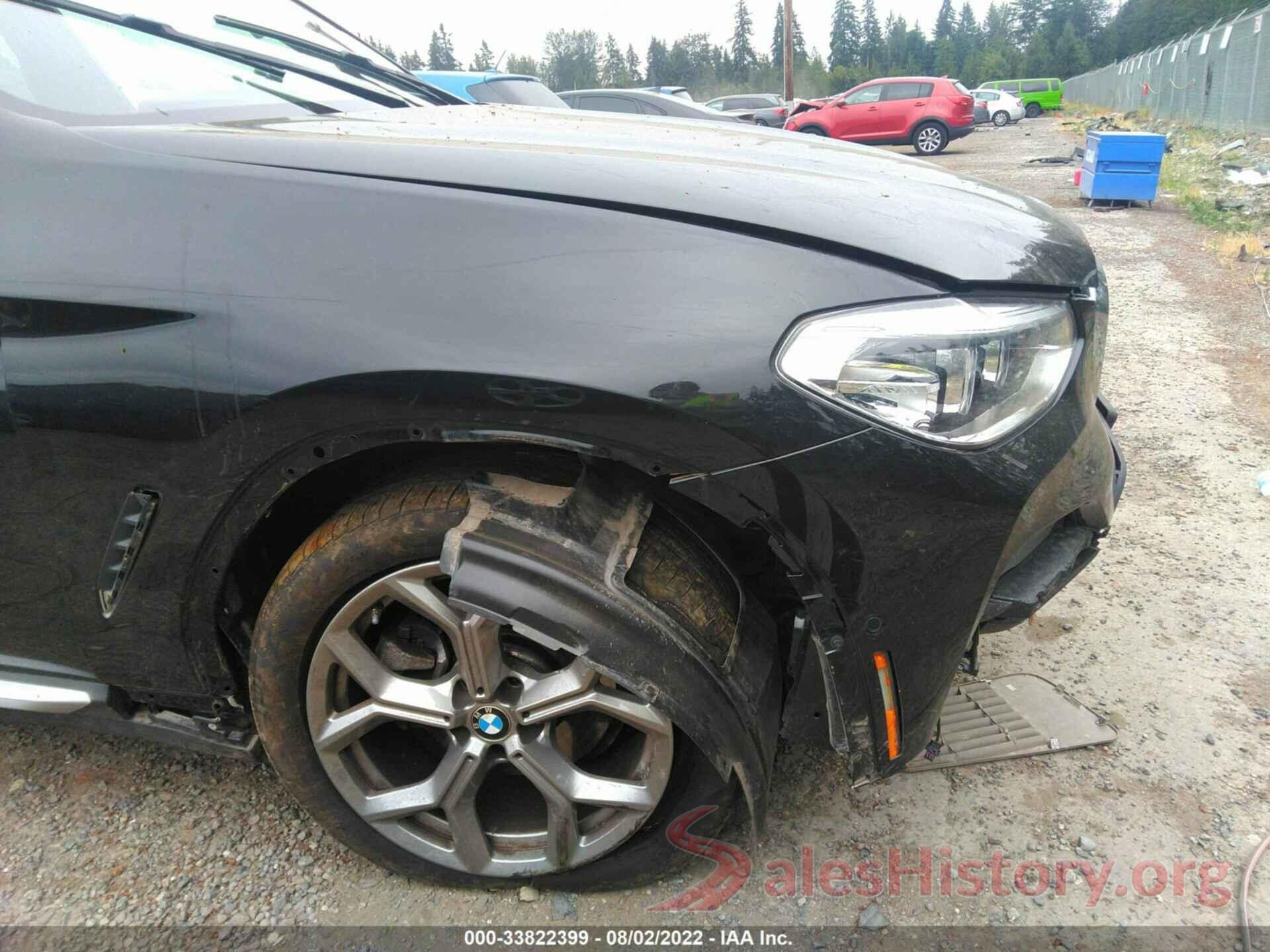 5UXTY5C00M9G70763 2021 BMW X3