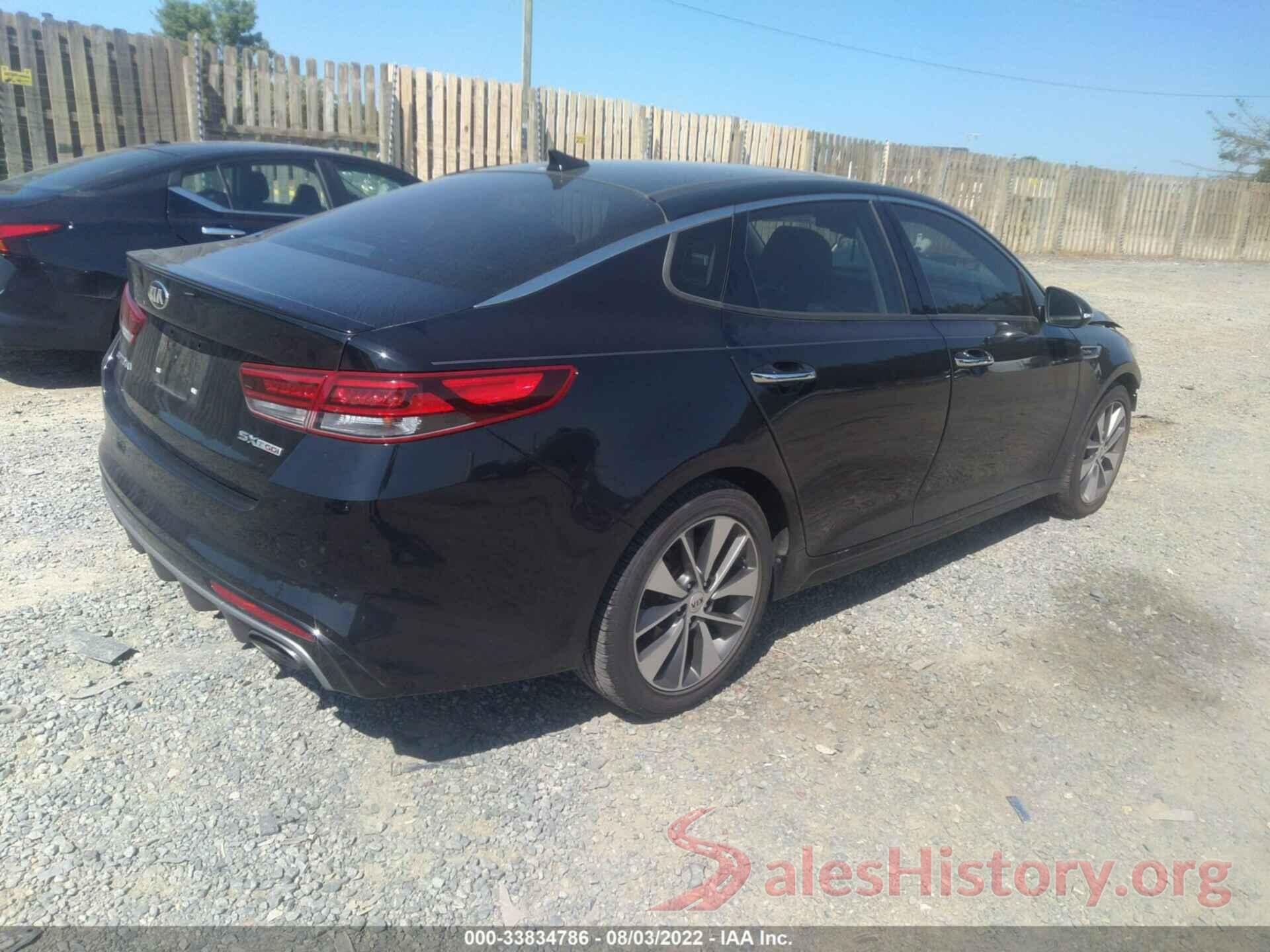 5XXGW4L22GG106539 2016 KIA OPTIMA