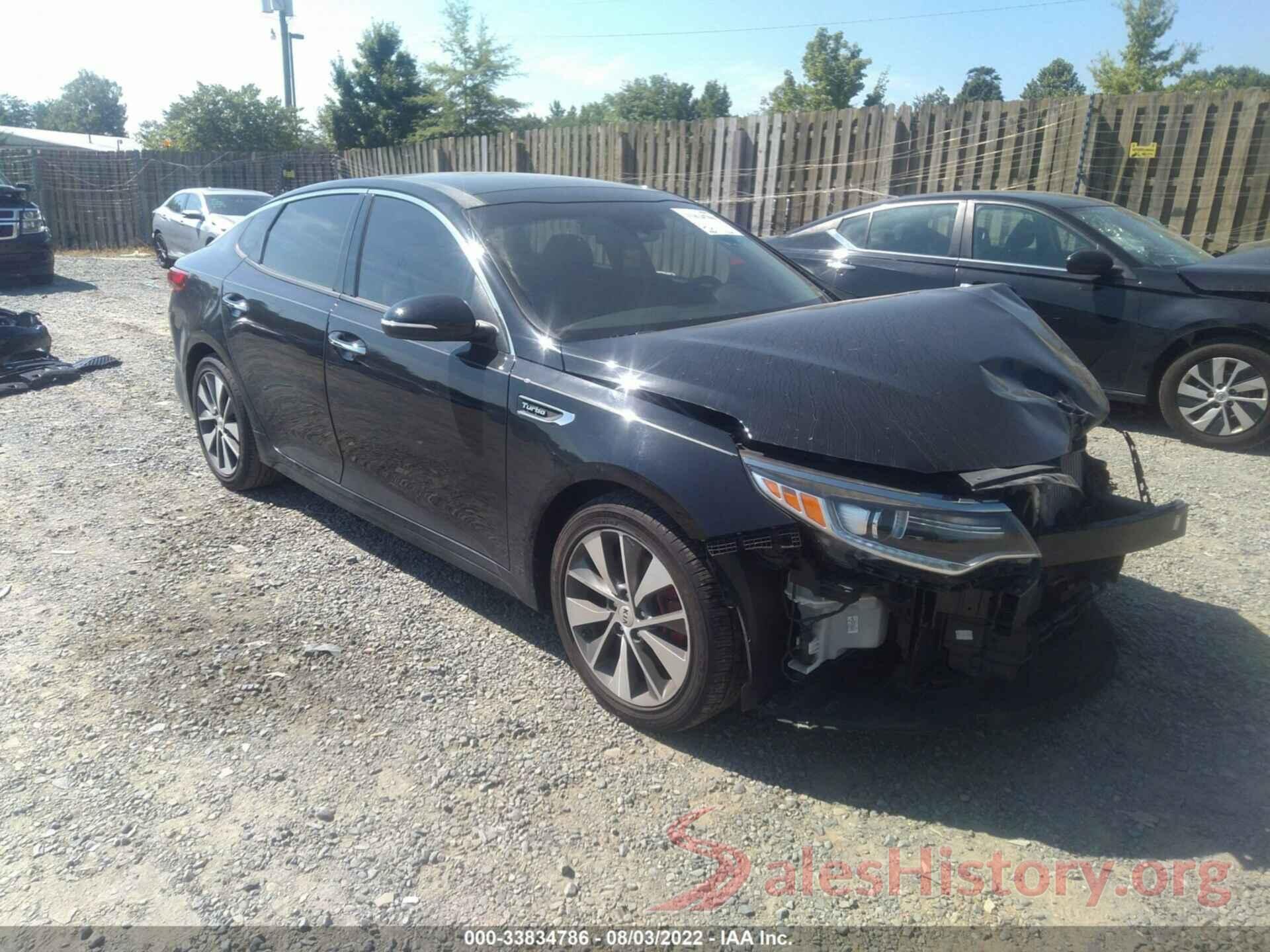 5XXGW4L22GG106539 2016 KIA OPTIMA