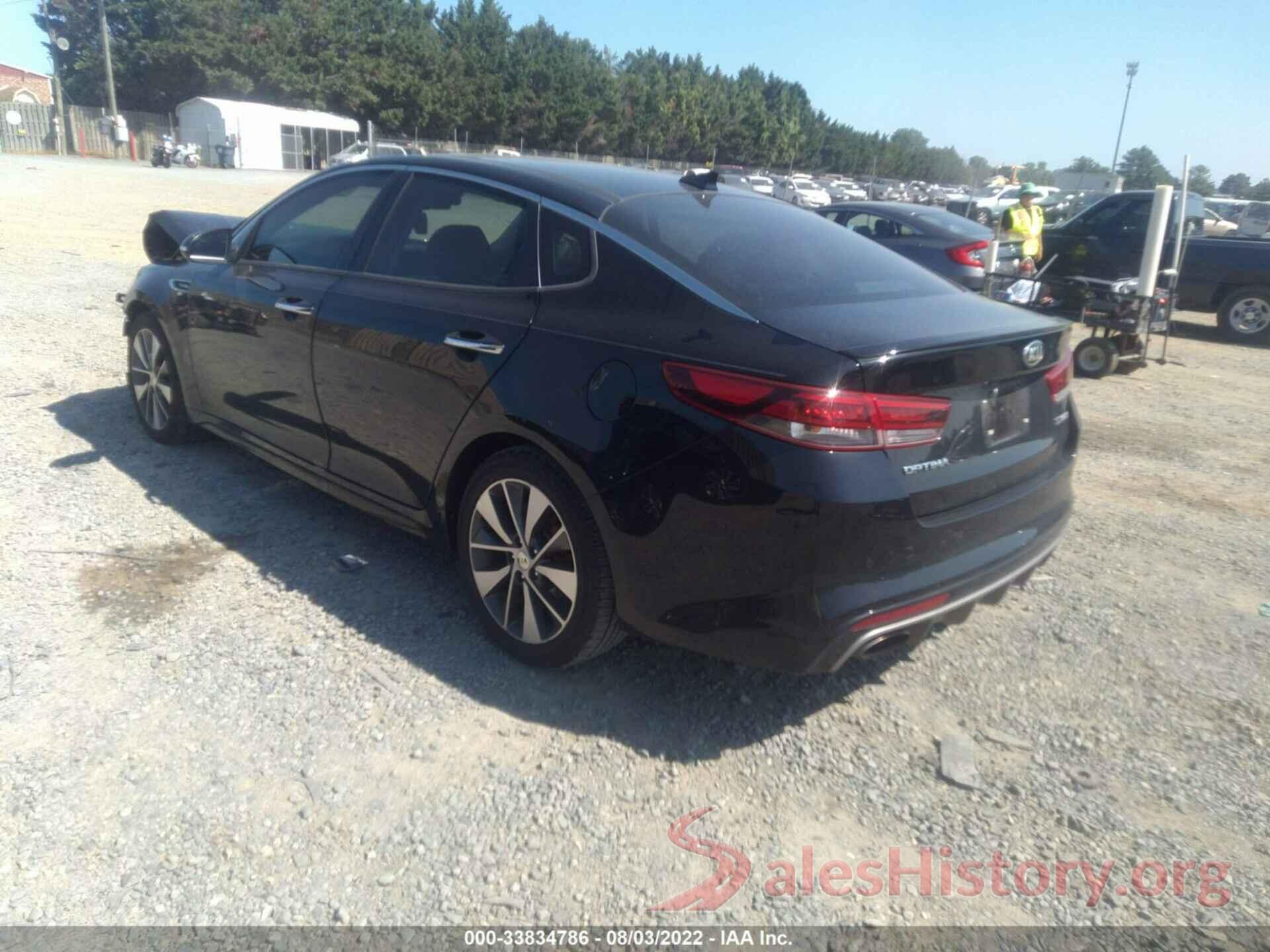 5XXGW4L22GG106539 2016 KIA OPTIMA