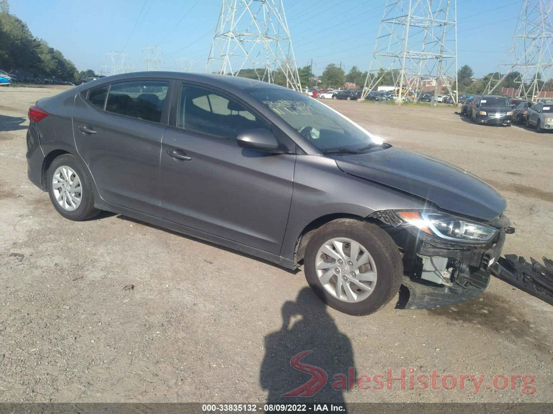 5NPD74LF8JH271140 2018 HYUNDAI ELANTRA