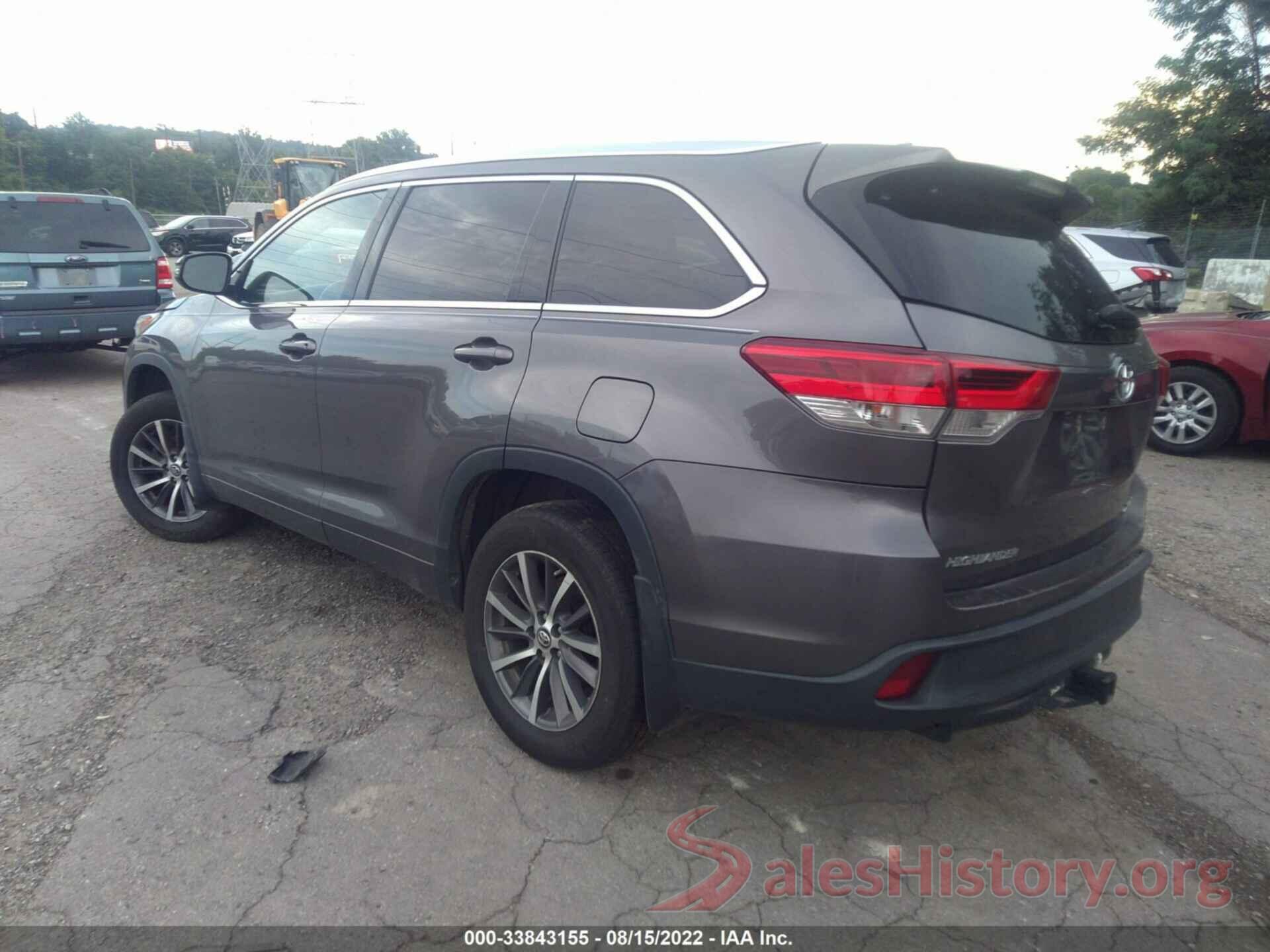 5TDJZRFH4HS400146 2017 TOYOTA HIGHLANDER