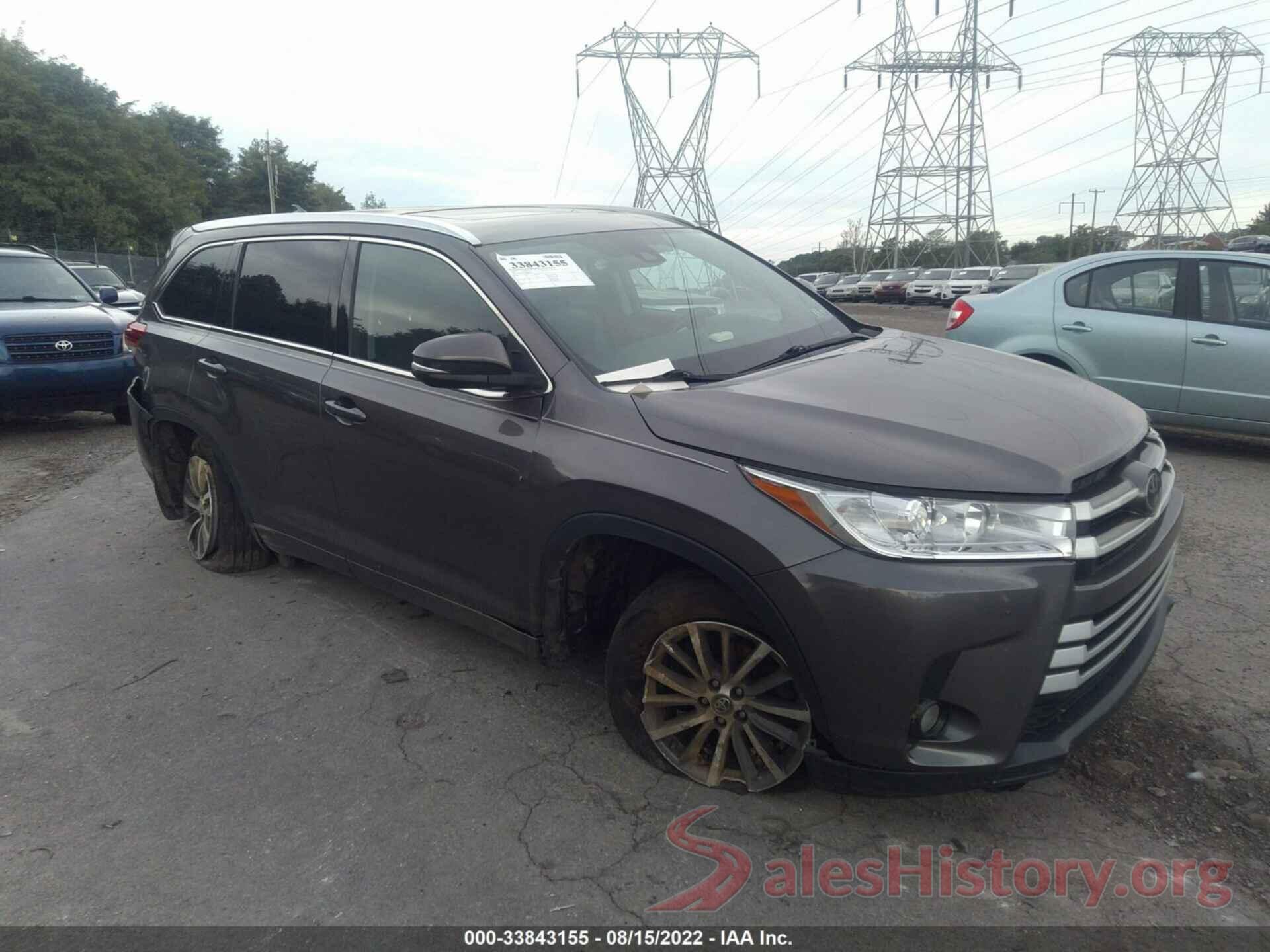 5TDJZRFH4HS400146 2017 TOYOTA HIGHLANDER