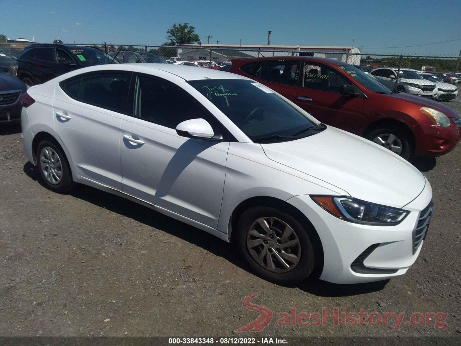 5NPD74LF9JH261796 2018 HYUNDAI ELANTRA