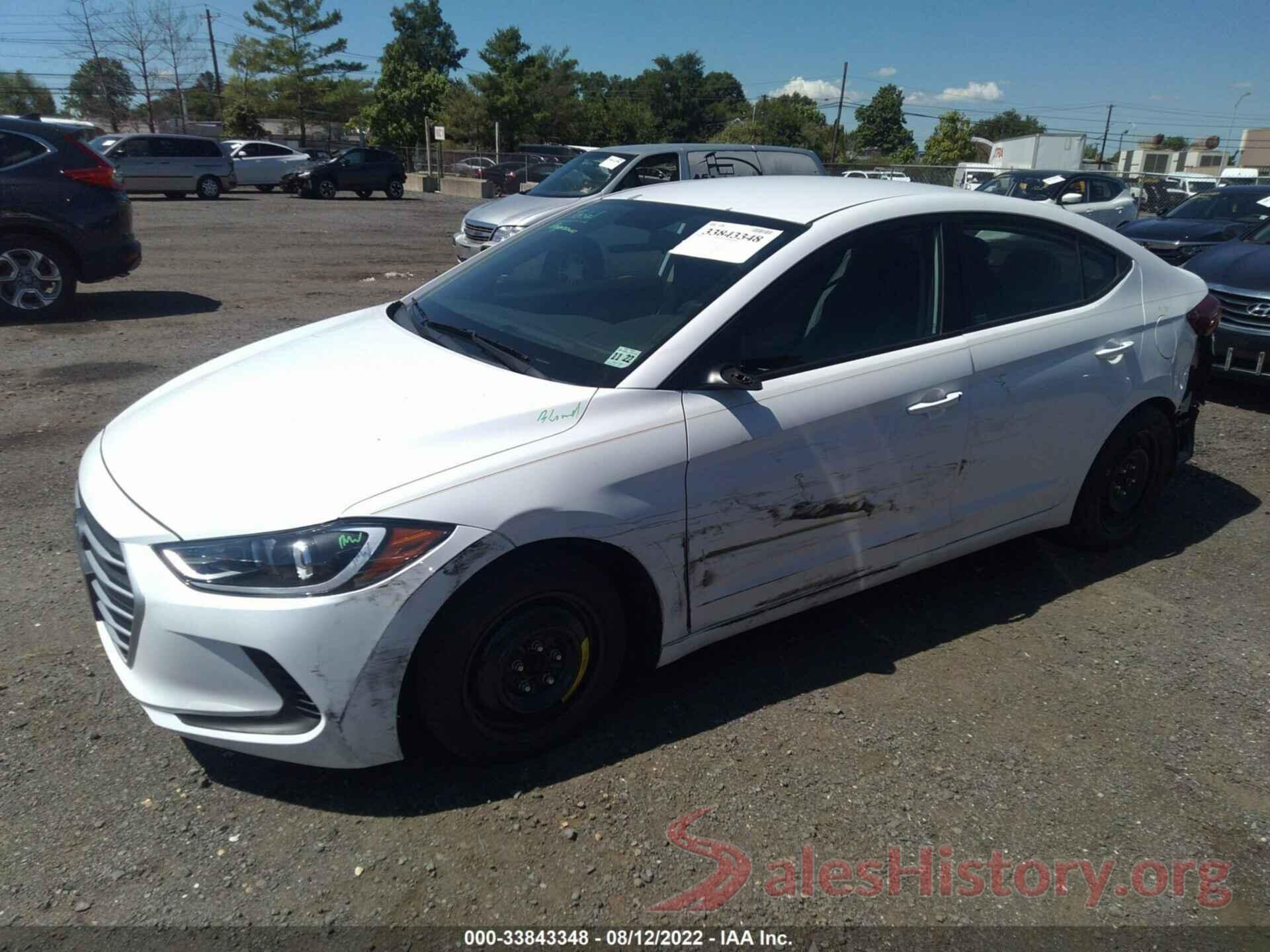 5NPD74LF9JH261796 2018 HYUNDAI ELANTRA