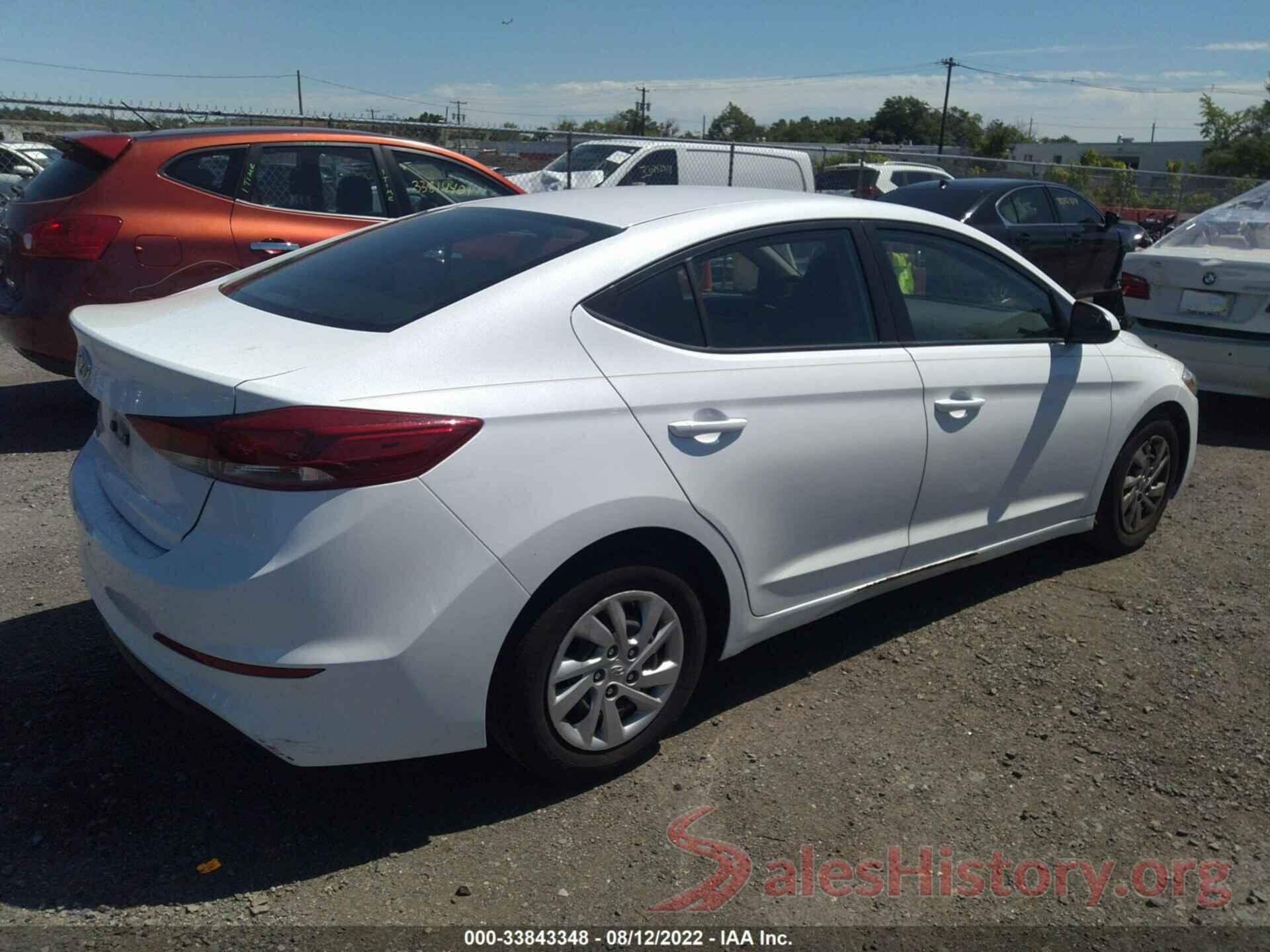 5NPD74LF9JH261796 2018 HYUNDAI ELANTRA