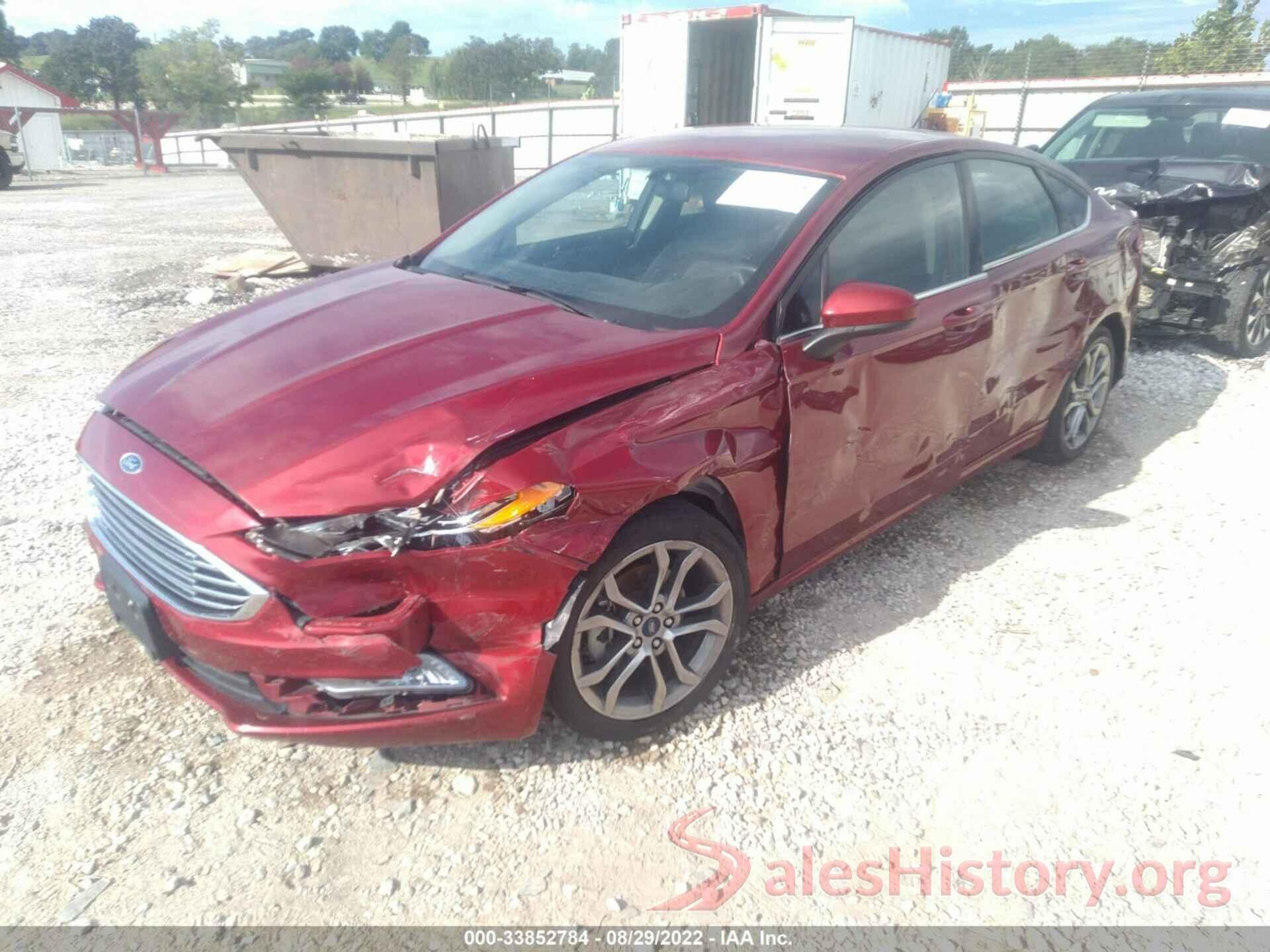 3FA6P0HD7HR312122 2017 FORD FUSION