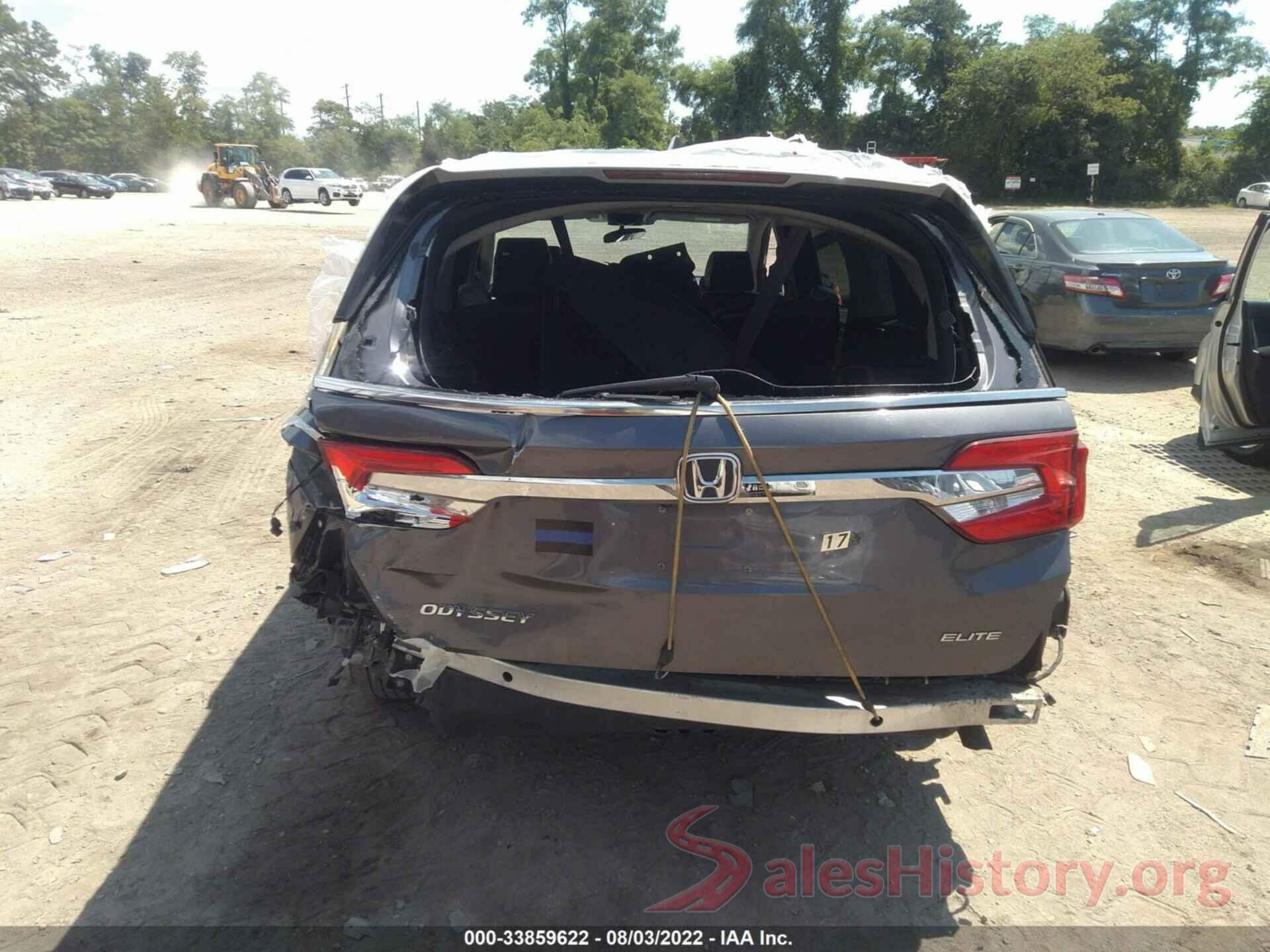 5FNRL6H92JB108921 2018 HONDA ODYSSEY