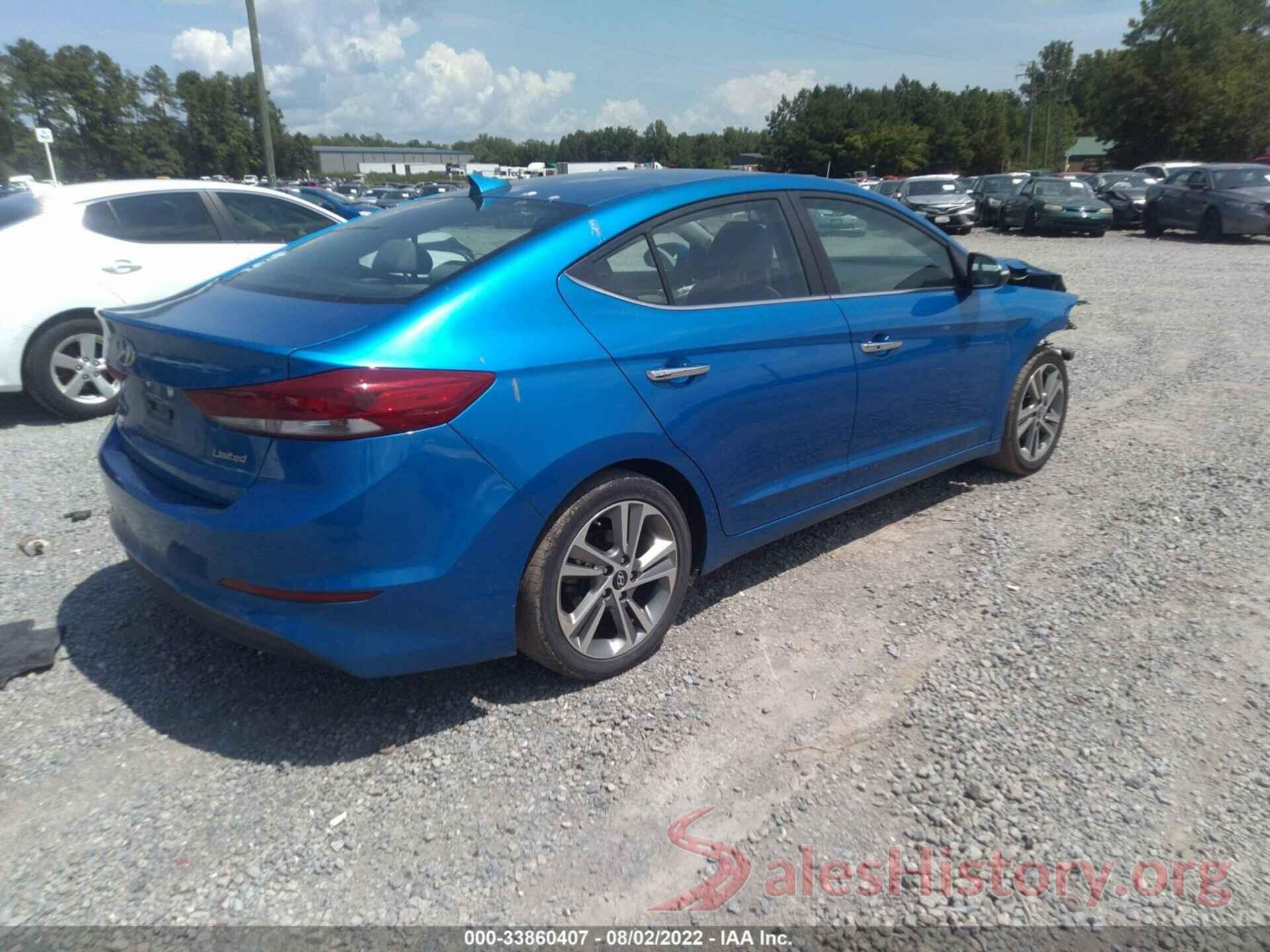 KMHD84LF6HU212189 2017 HYUNDAI ELANTRA