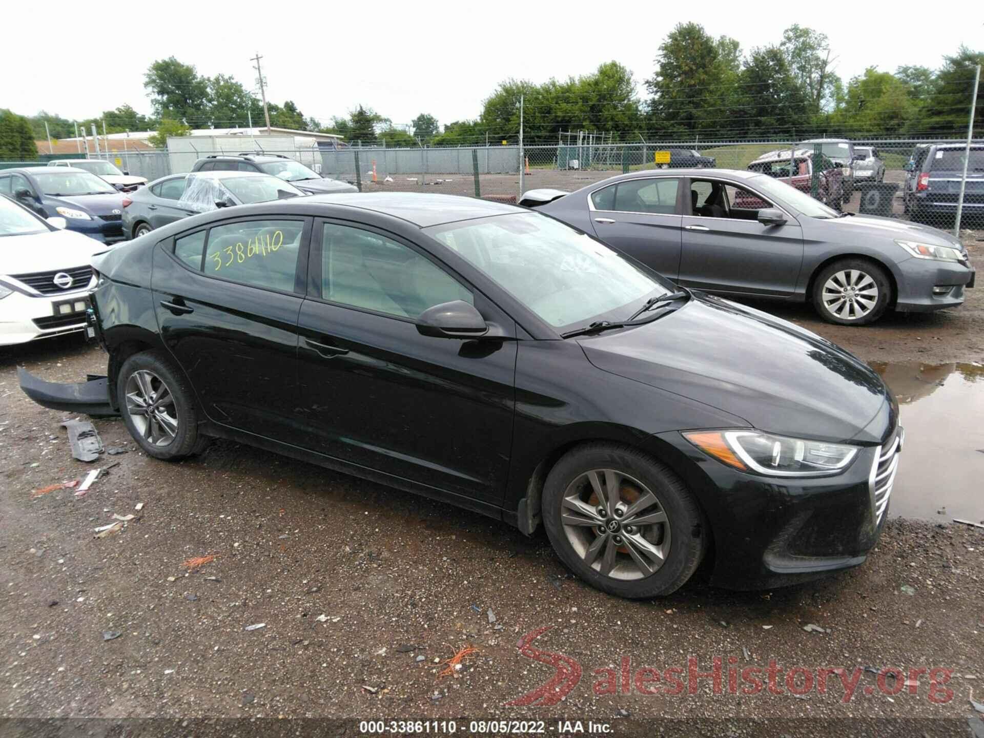 5NPD84LF0JH239196 2018 HYUNDAI ELANTRA